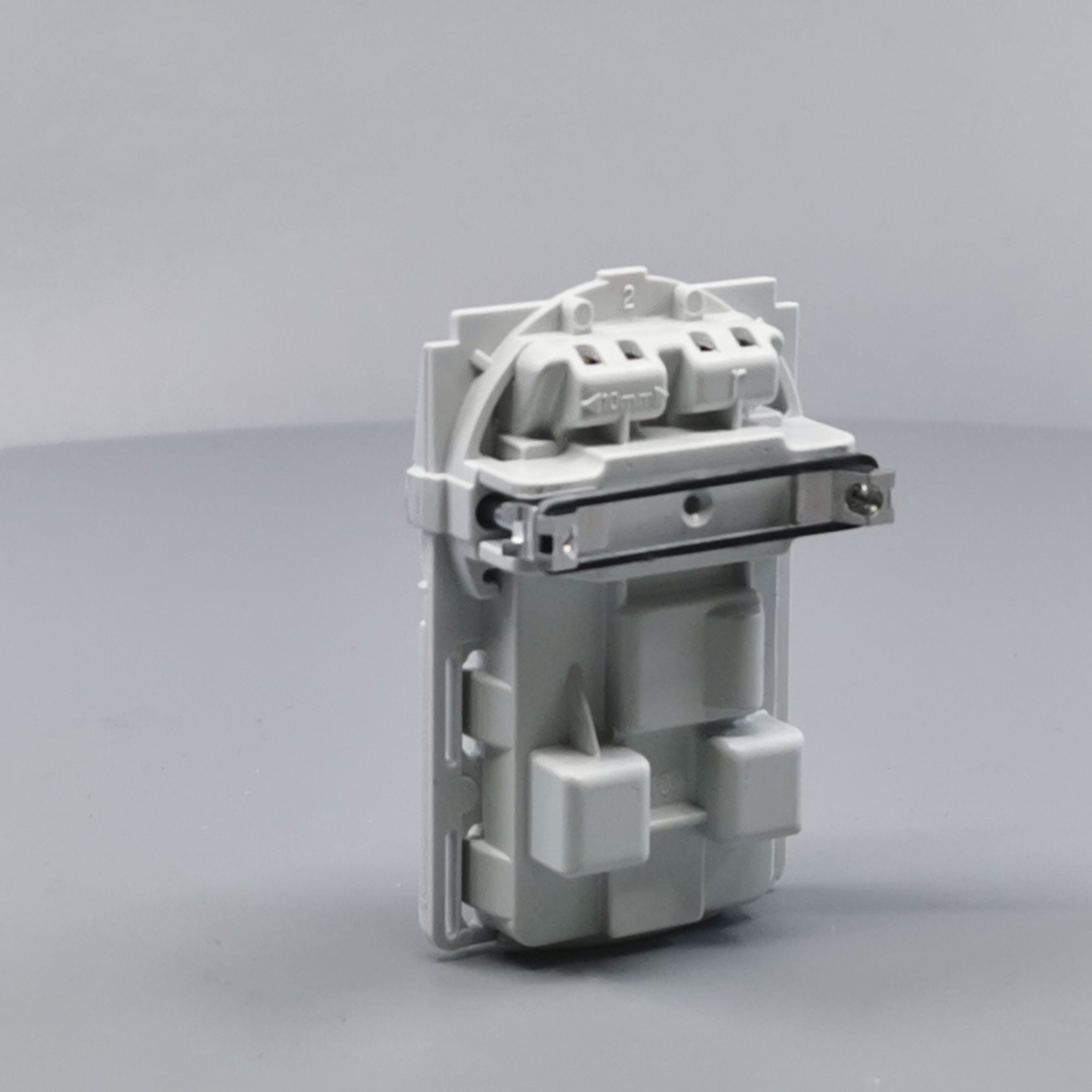 Fuga stikk. 2-pol m/jord med afbryder 1½m