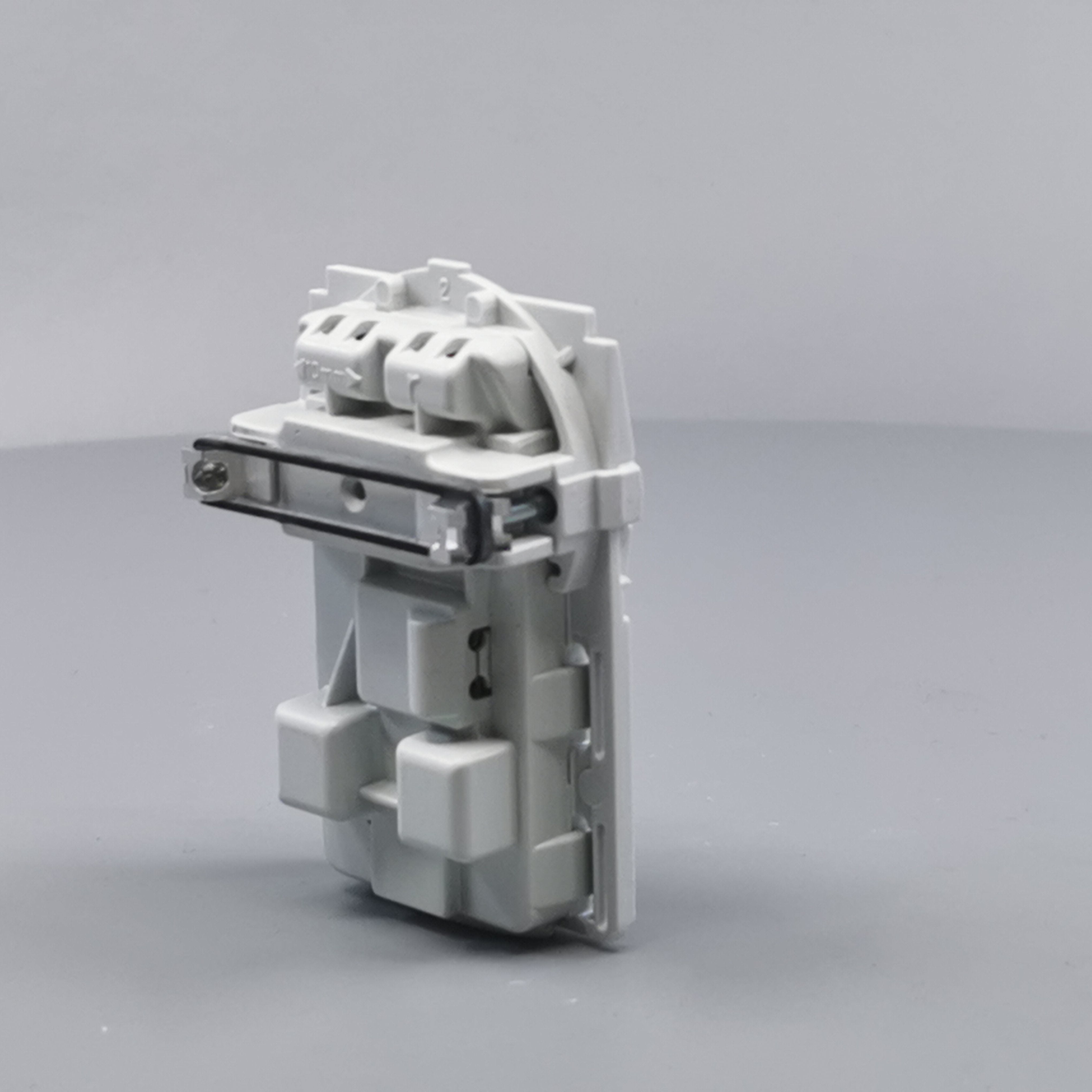 Fuga stikk. 2-pol m/jord med afbryder 1½m