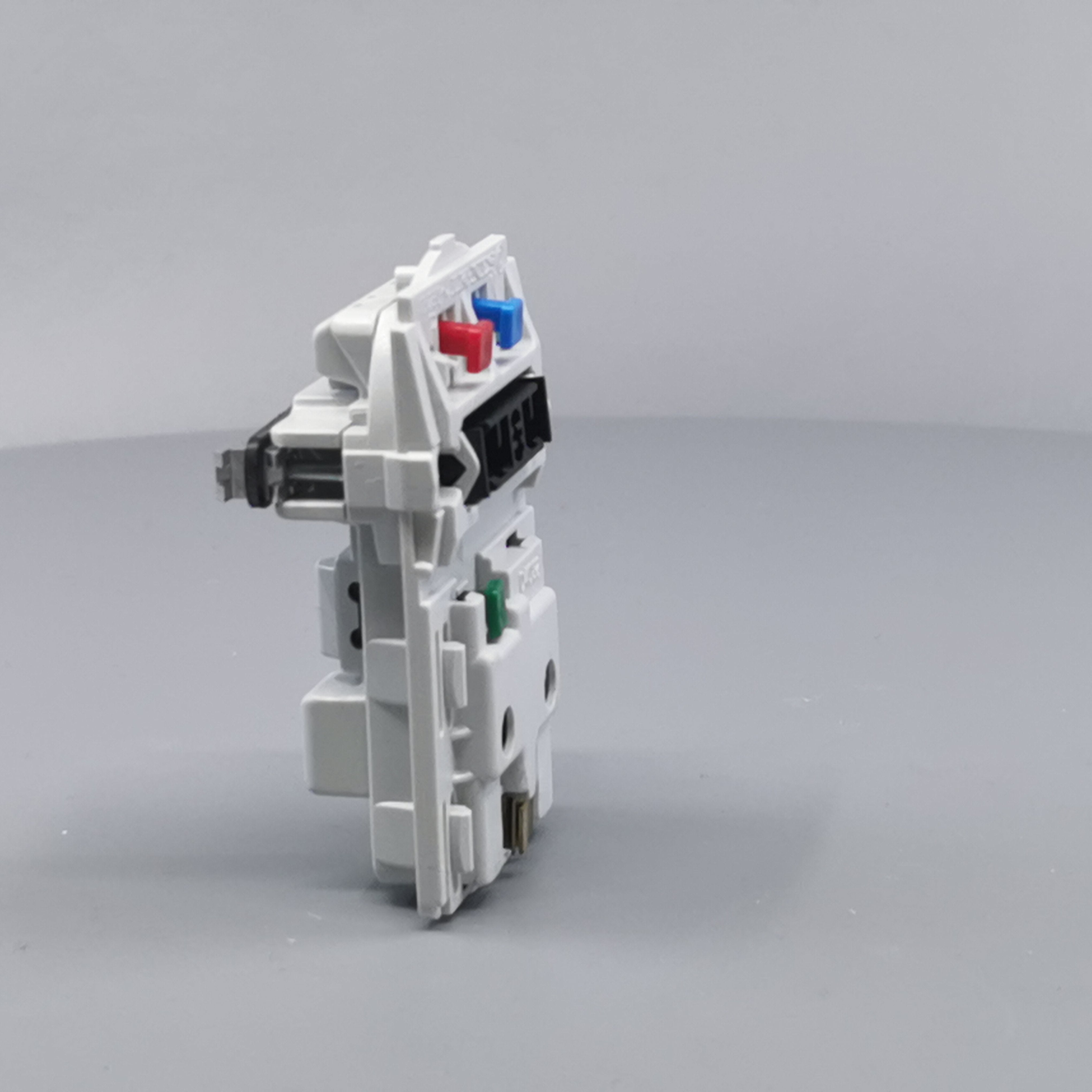 Fuga stikk. 2-pol m/jord med afbryder 1½m