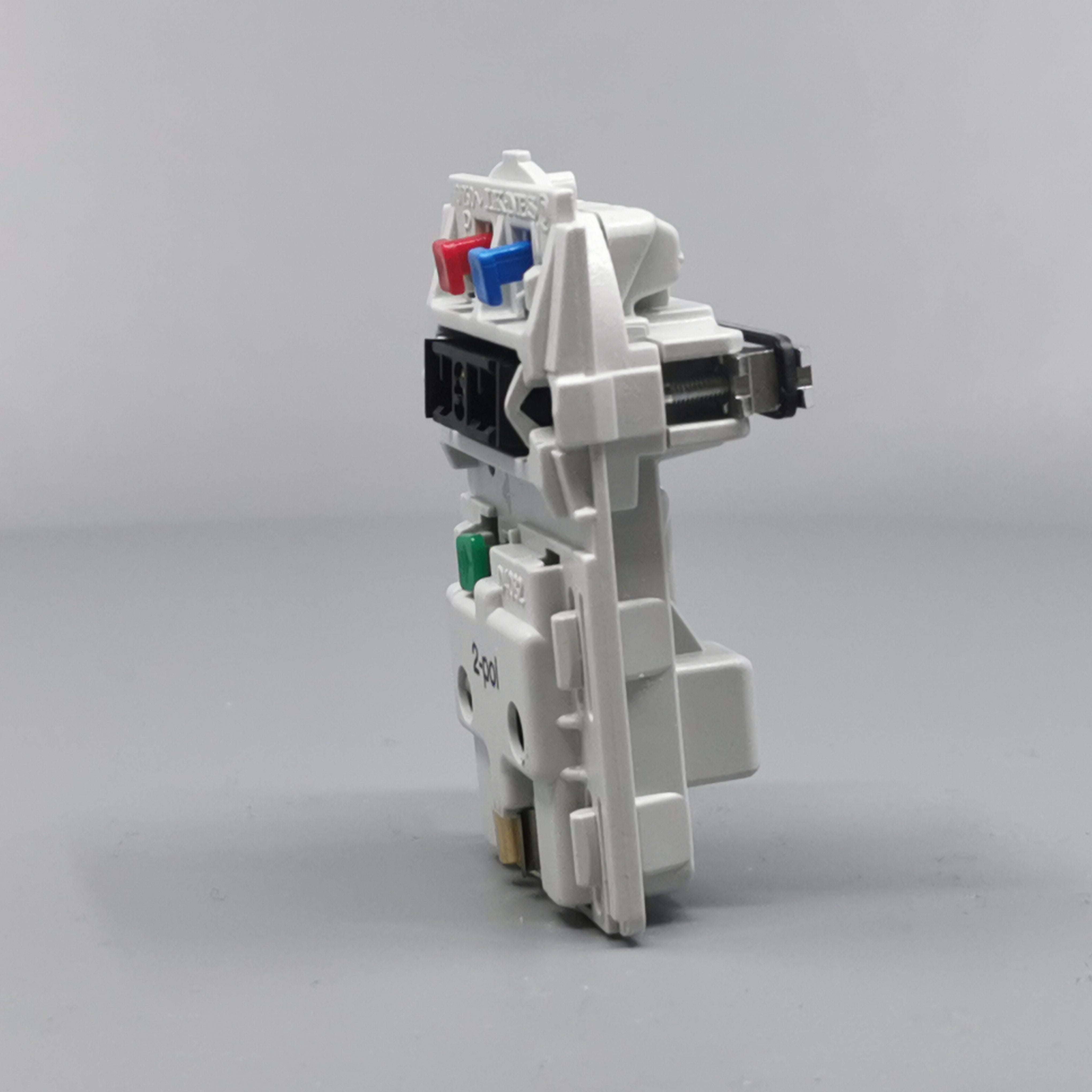 Fuga stikkontakt 2-pol m/jord afbryder 1½m