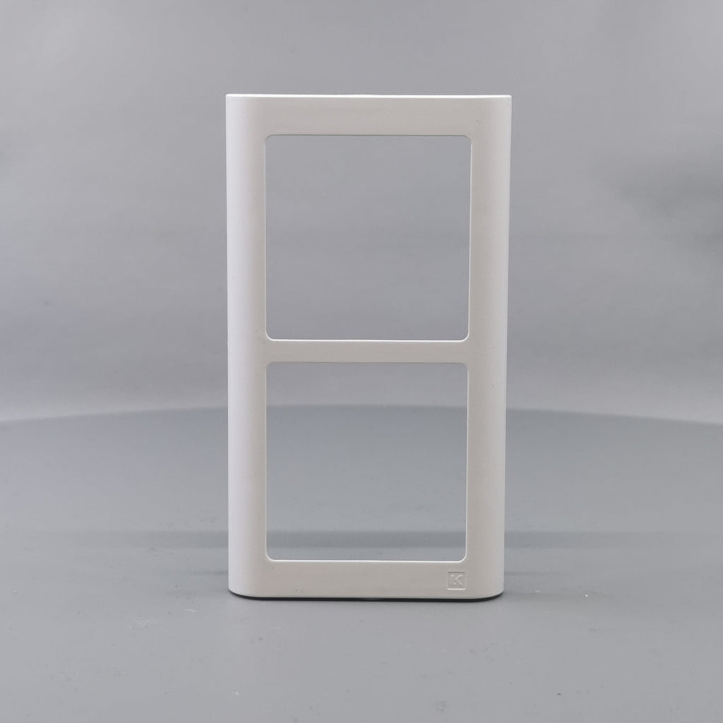 LK Fuga ramme SOFT 63 2x1m lodret - hvid