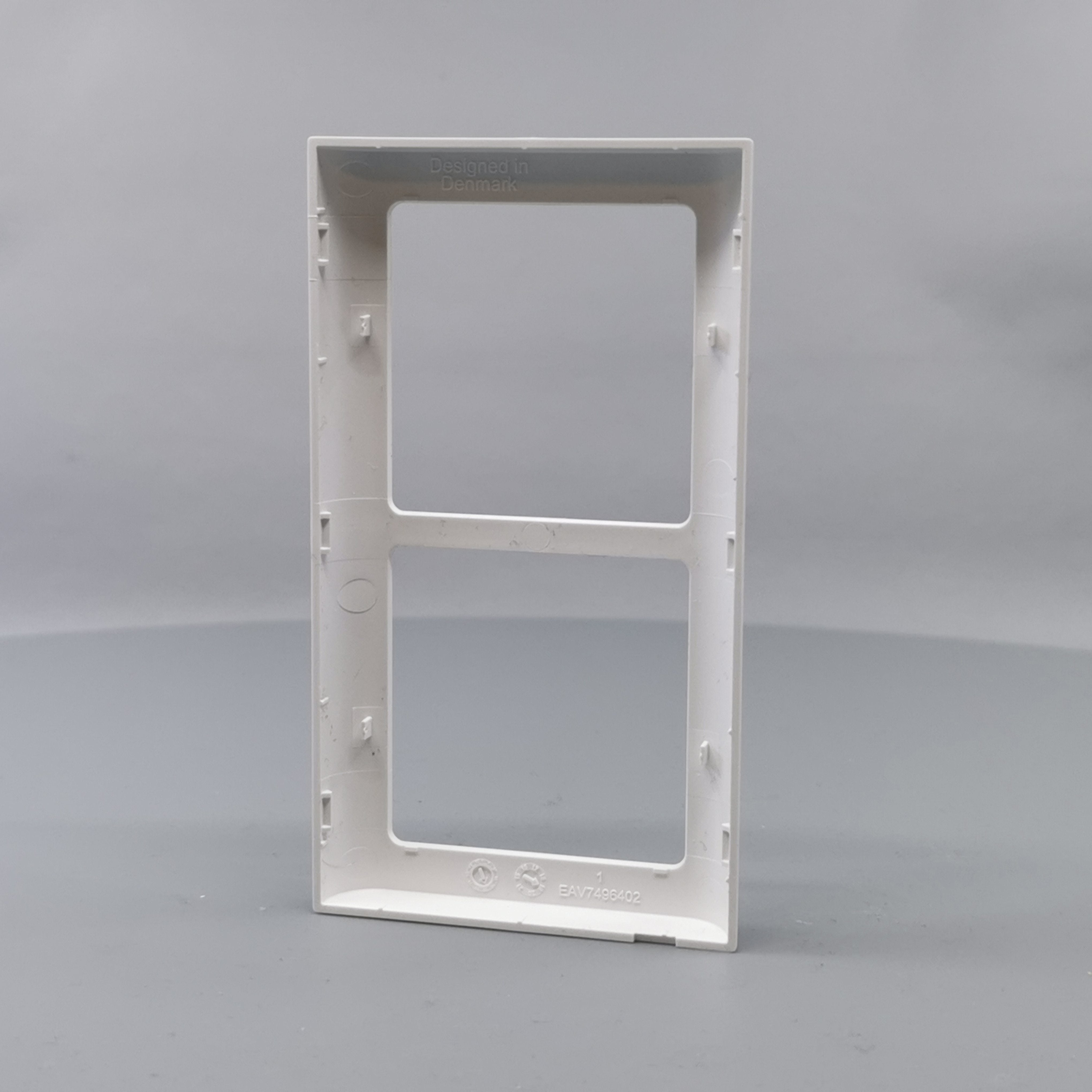 LK Fuga ramme SOFT 63 2x1m lodret - hvid