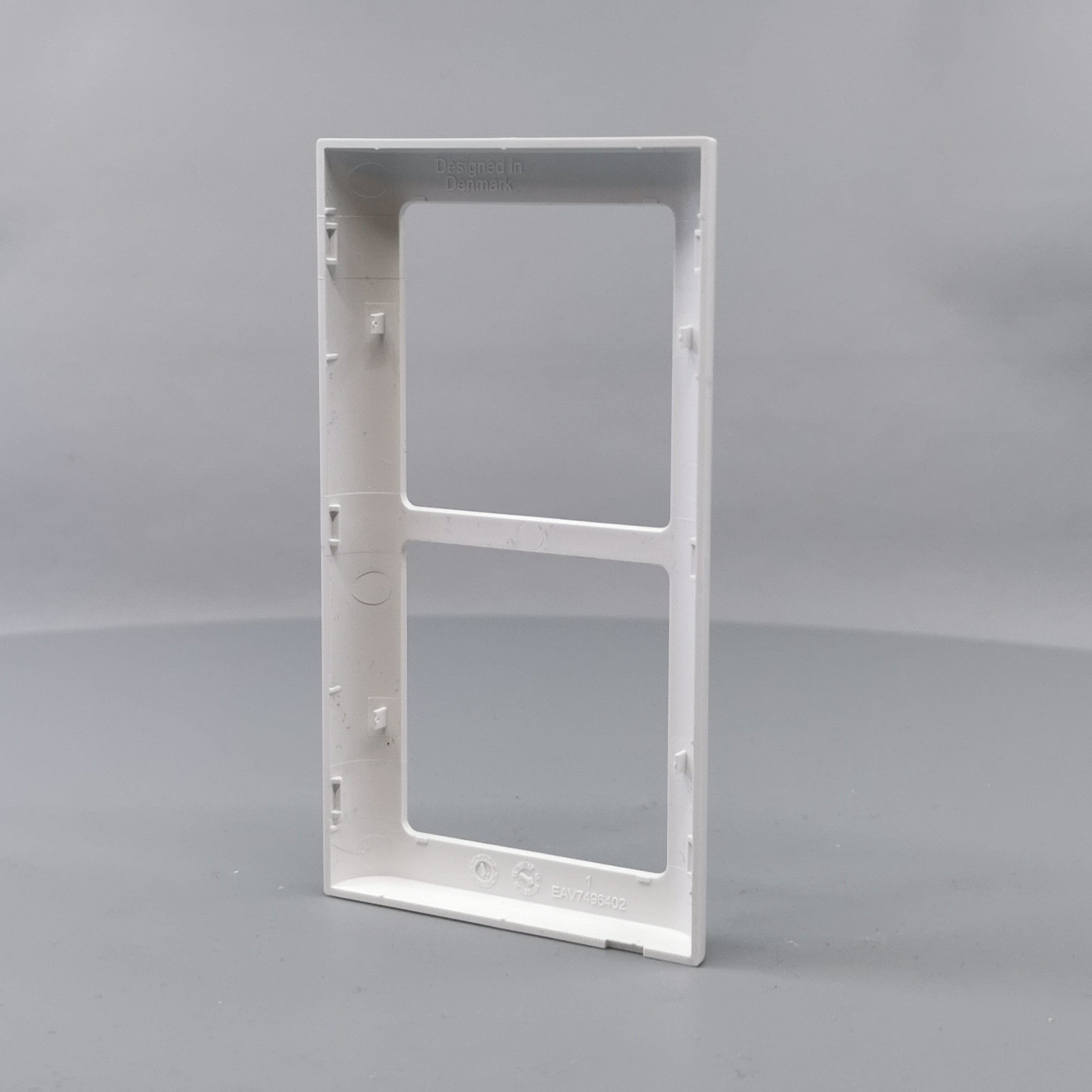 LK Fuga ramme SOFT 63 2x1m lodret - hvid