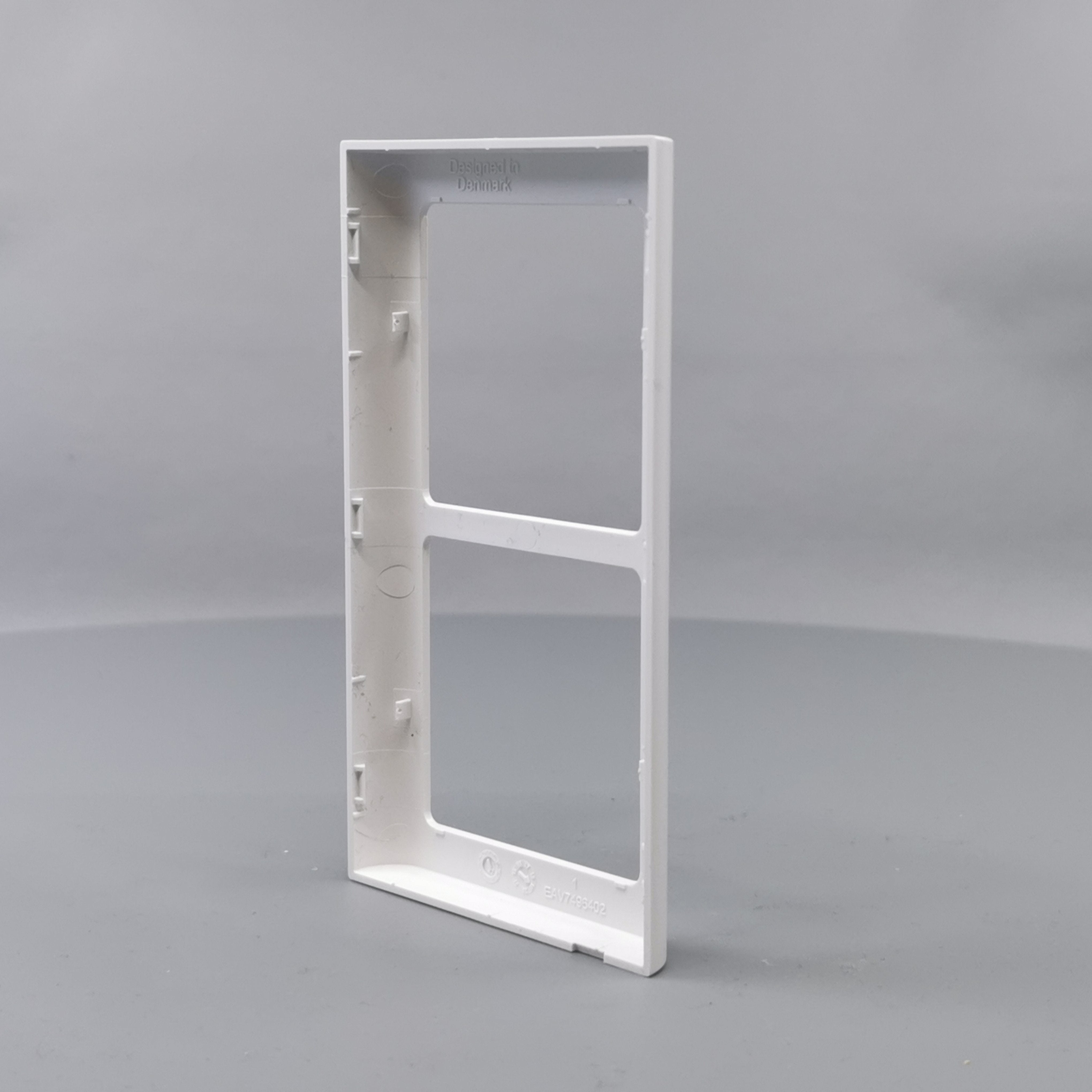 LK Fuga ramme SOFT 63 2x1m lodret - hvid