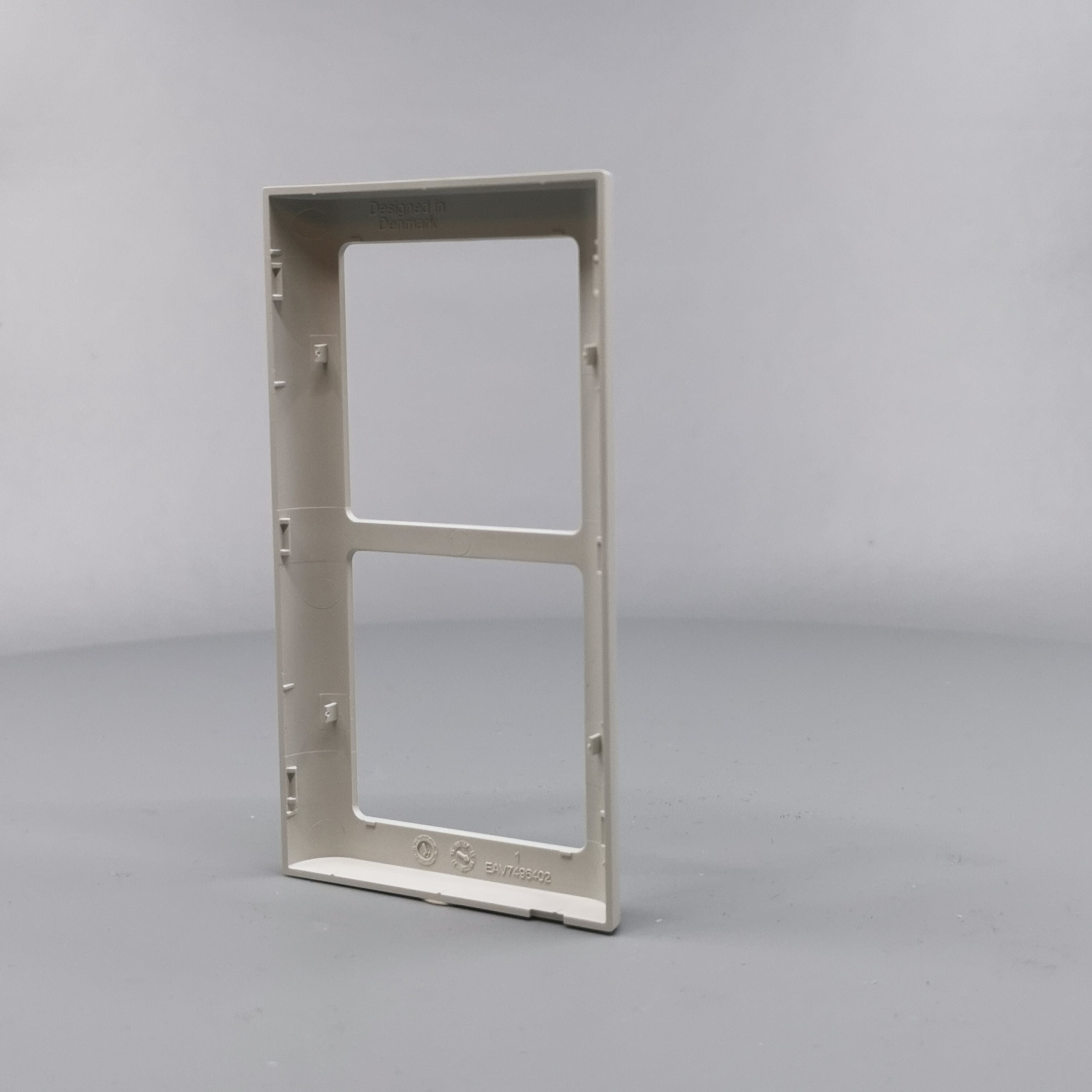 LK Fuga ramme SOFT 63 2x1m lodret - lysegrå