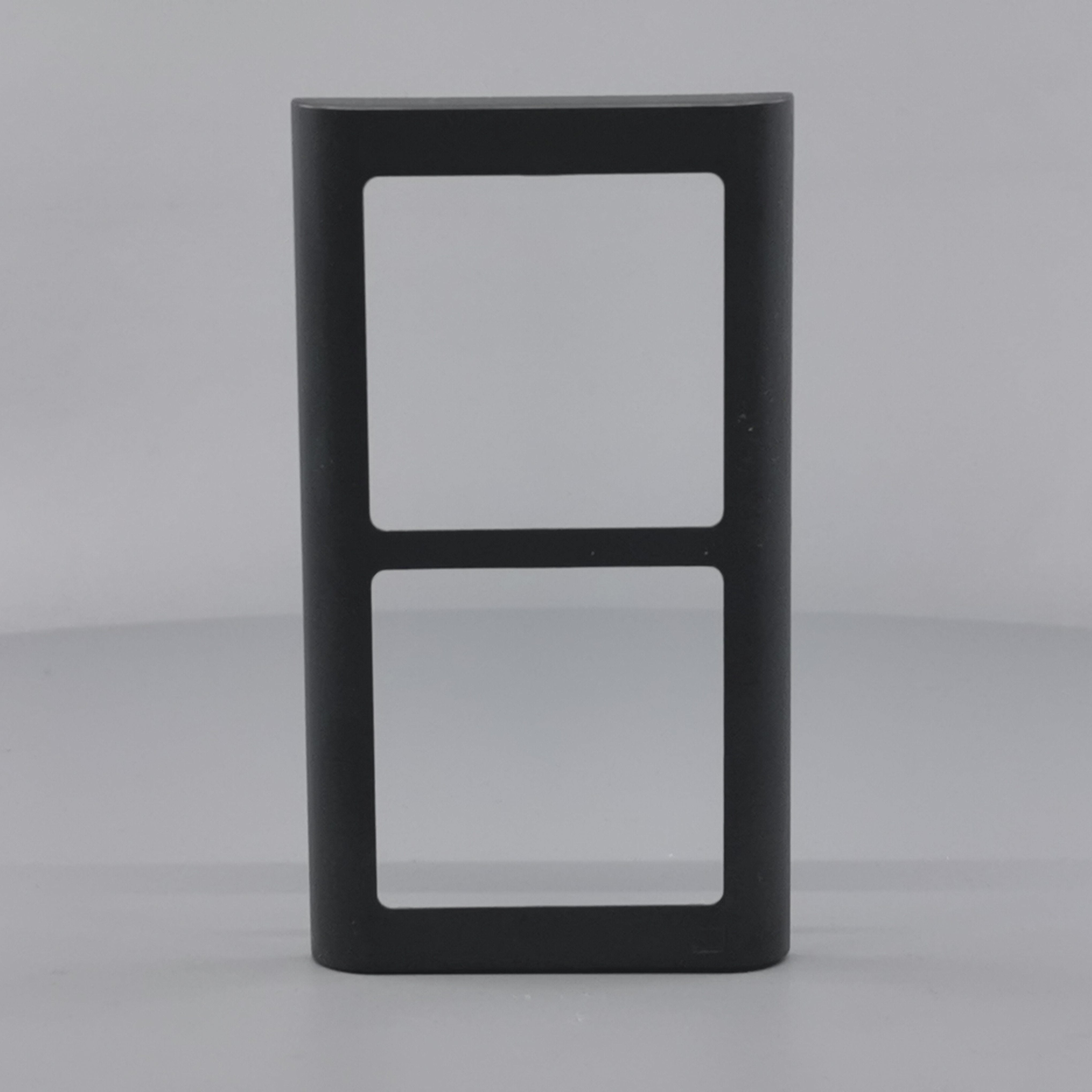 LK Fuga ramme SOFT 63 2x1m lodret - koksgrå