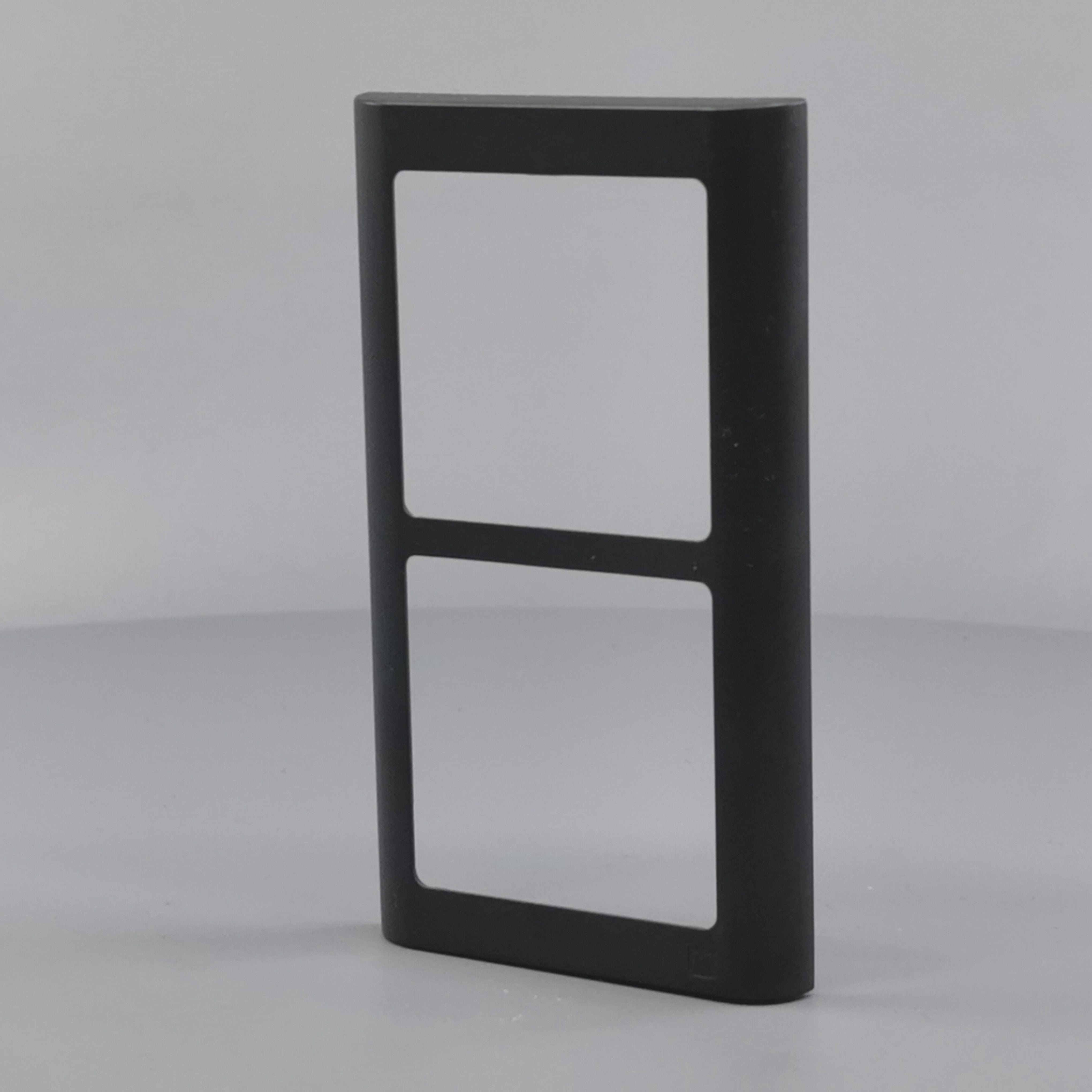 LK Fuga ramme SOFT 63 2x1m lodret - koksgrå