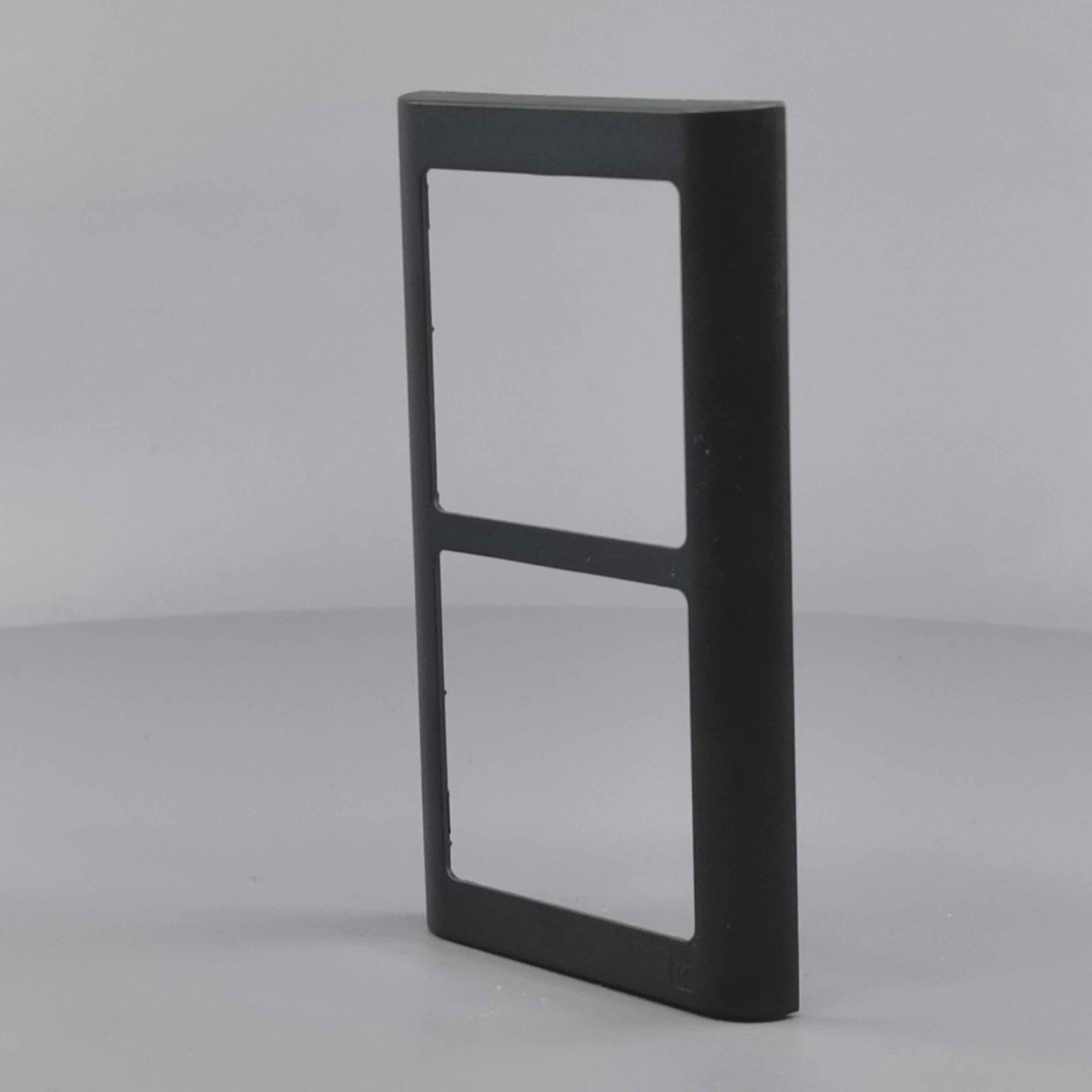 LK Fuga ramme SOFT 63 2x1m lodret - koksgrå