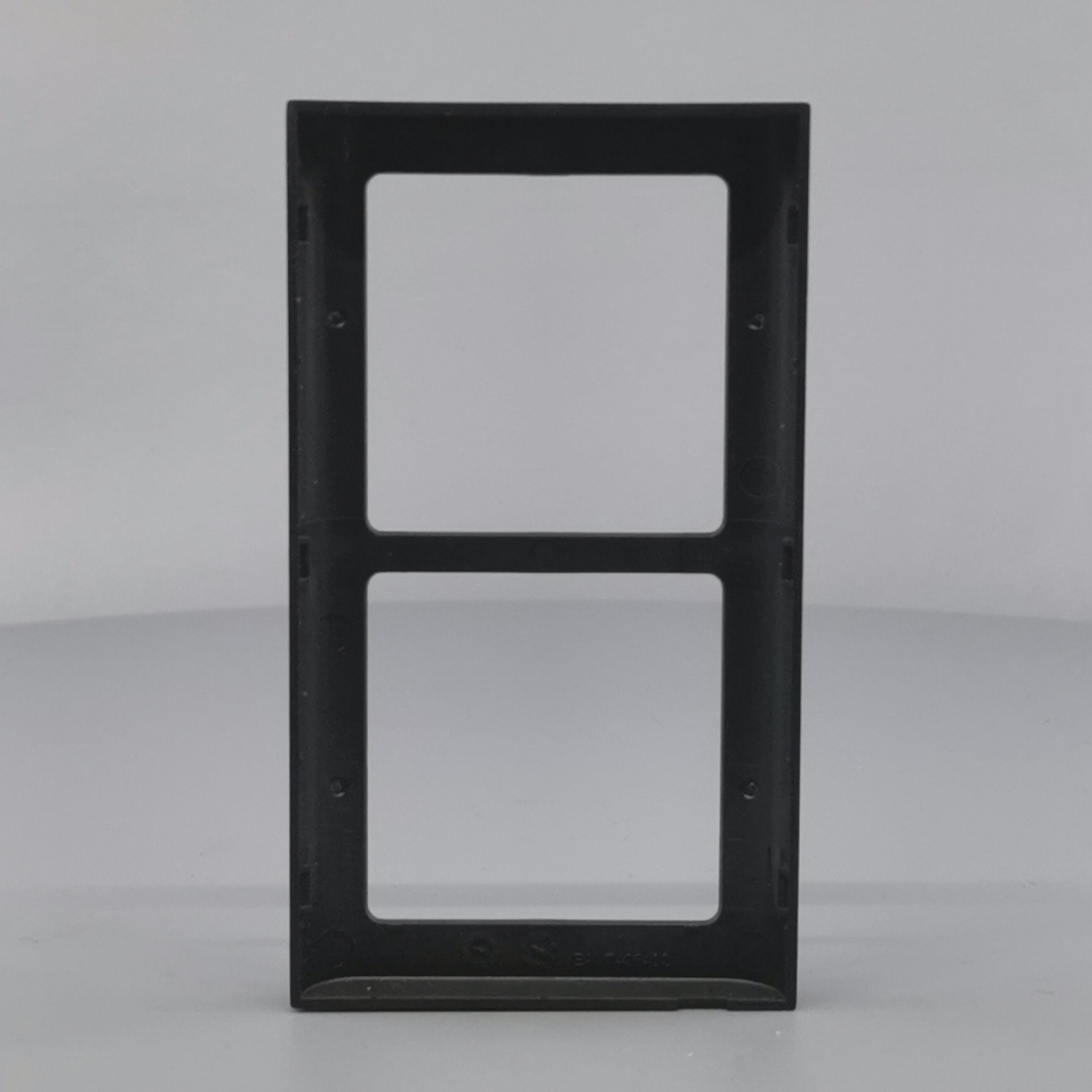 LK Fuga ramme SOFT 63 2x1m lodret - koksgrå