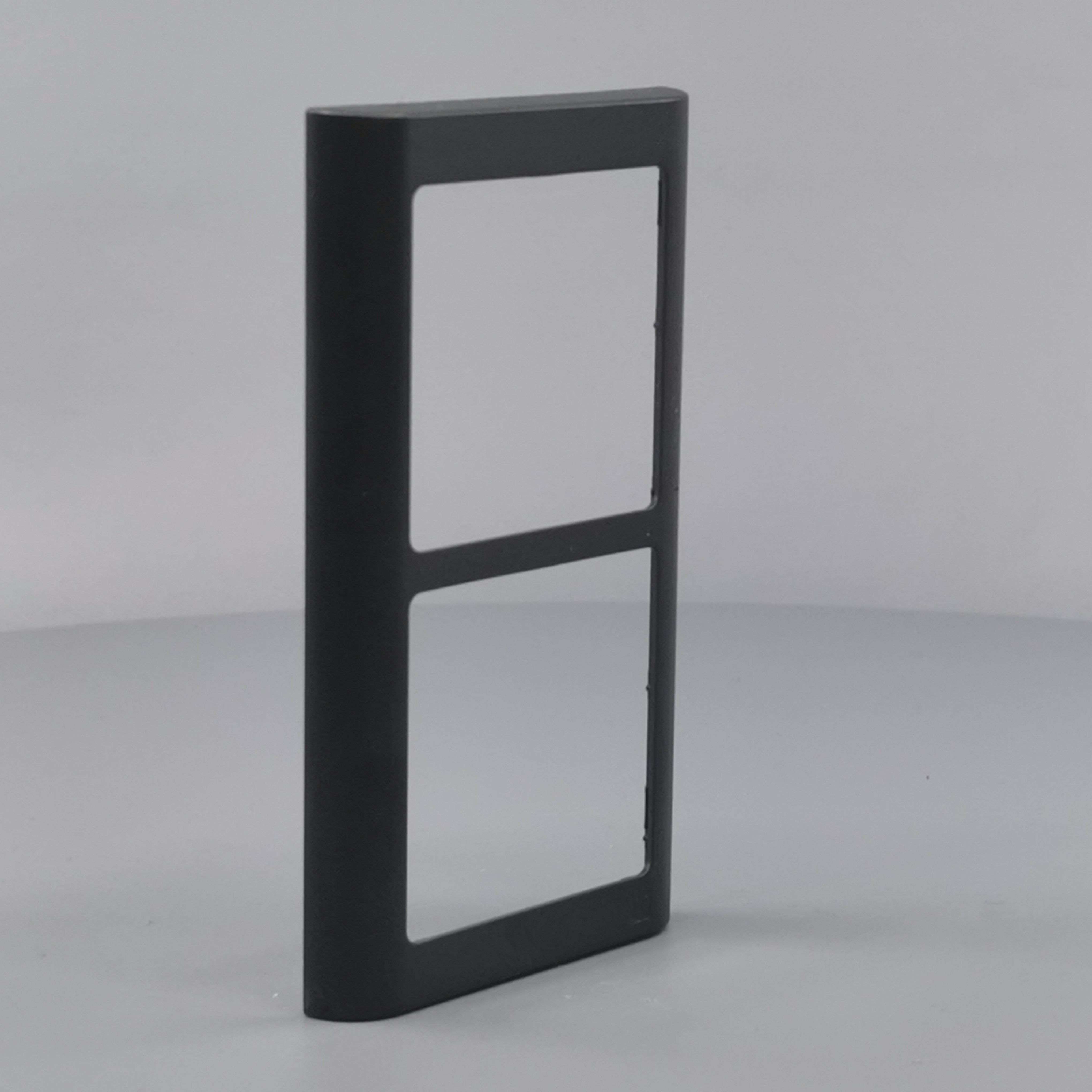 LK Fuga ramme SOFT 63 2x1m lodret - koksgrå