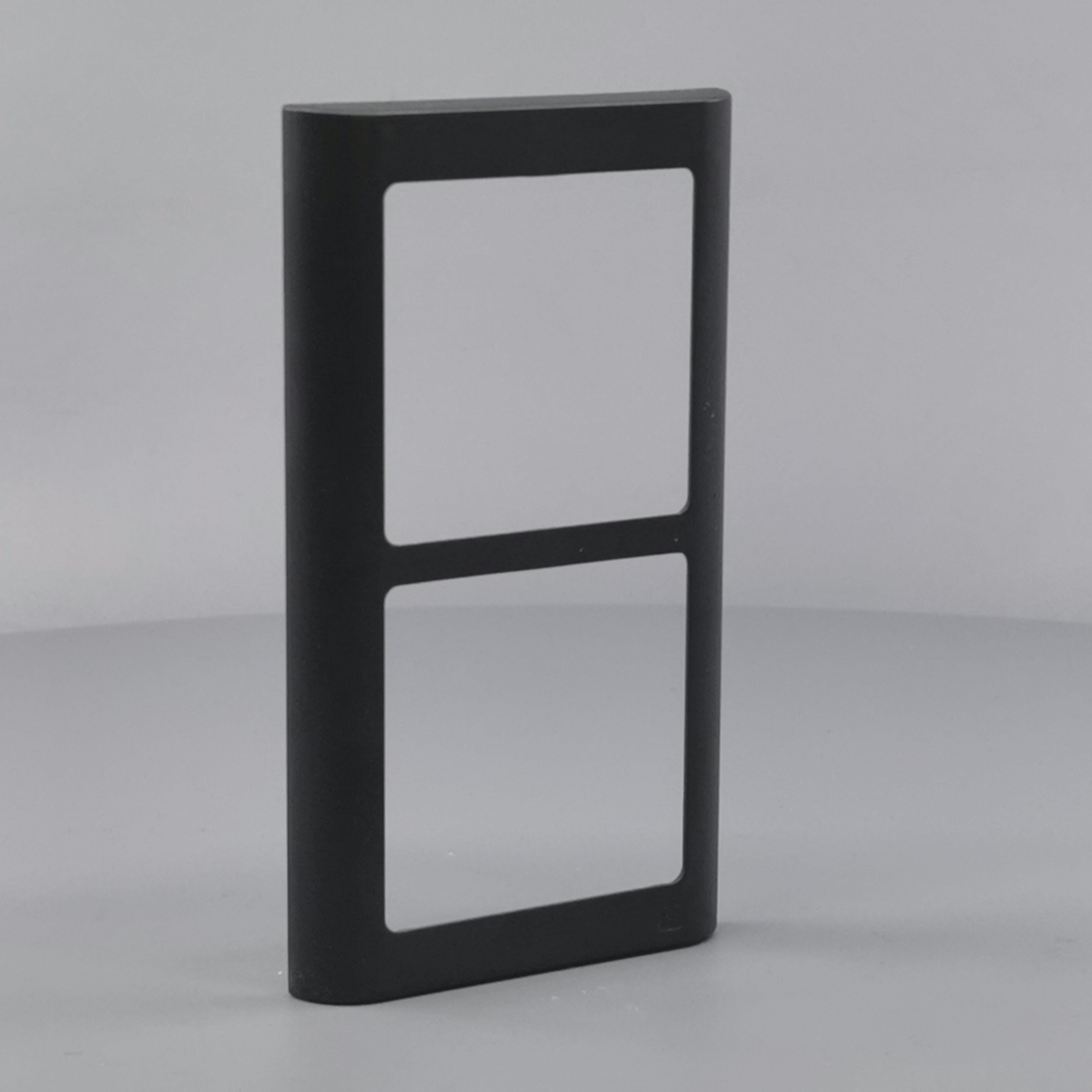 LK Fuga ramme SOFT 63 2x1m lodret - koksgrå