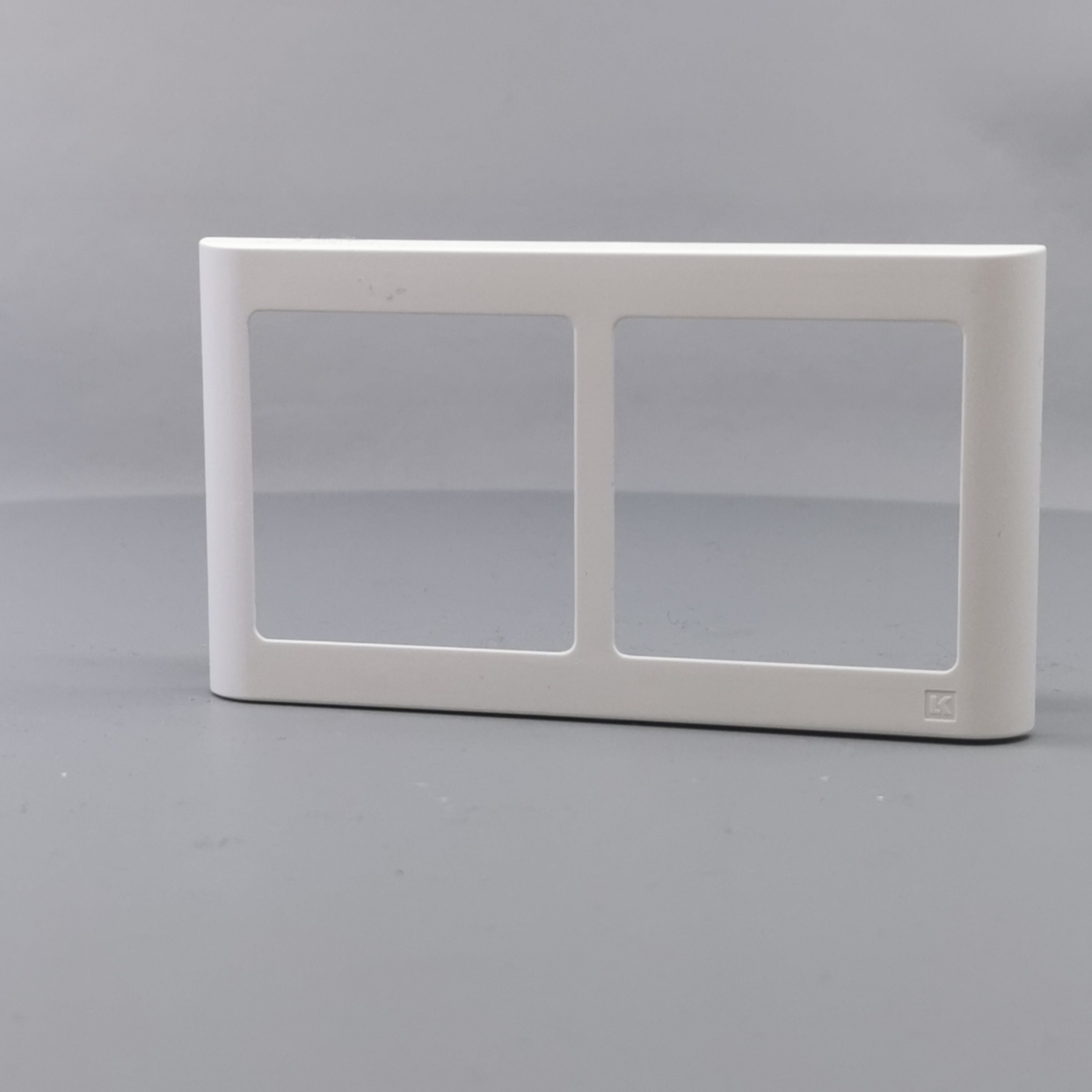 LK Fuga ramme SOFT 63 2x1m vandret - hvid