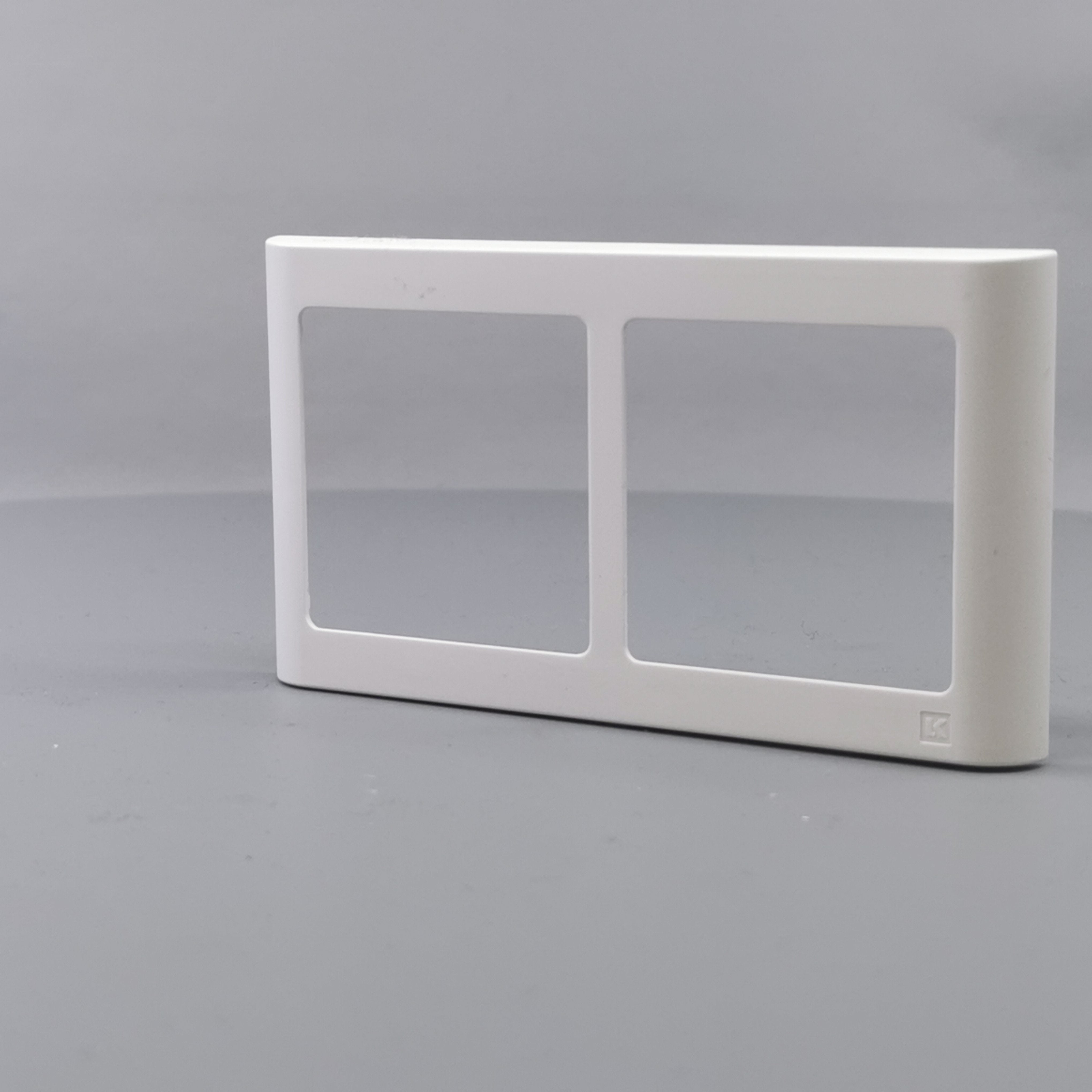 LK Fuga ramme SOFT 63 2x1m vandret - hvid