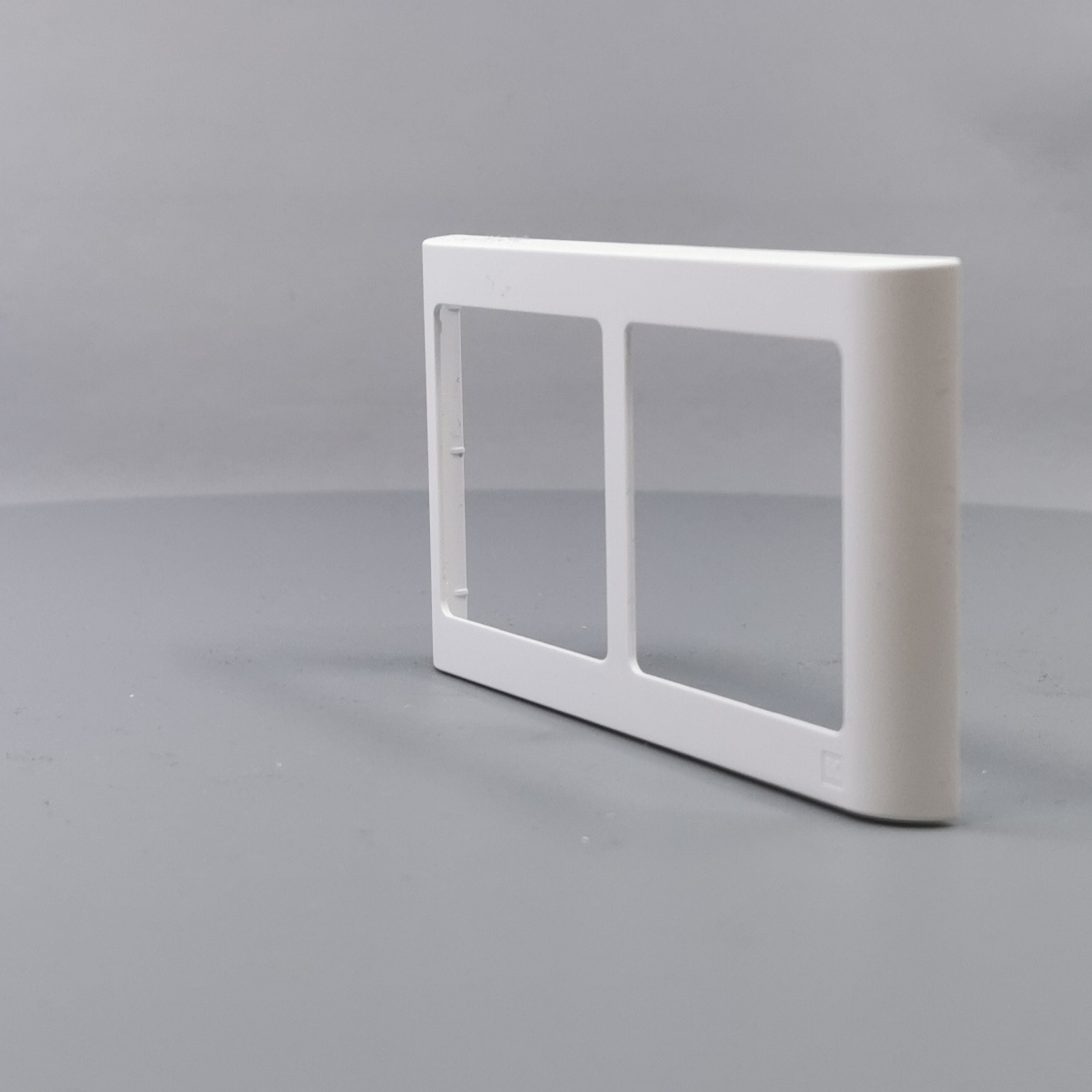 LK Fuga ramme SOFT 63 2x1m vandret - hvid