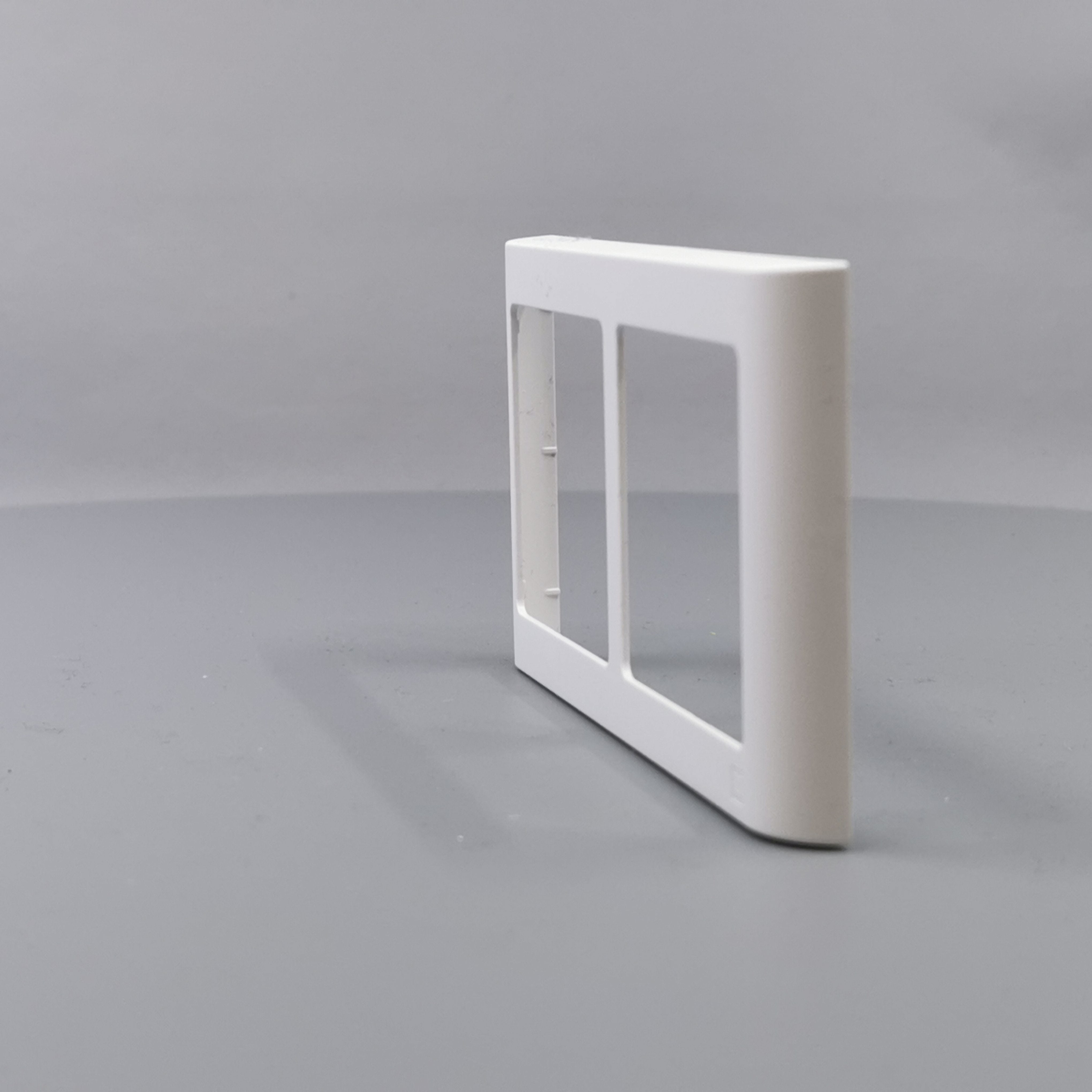 LK Fuga ramme SOFT 63 2x1m vandret - hvid