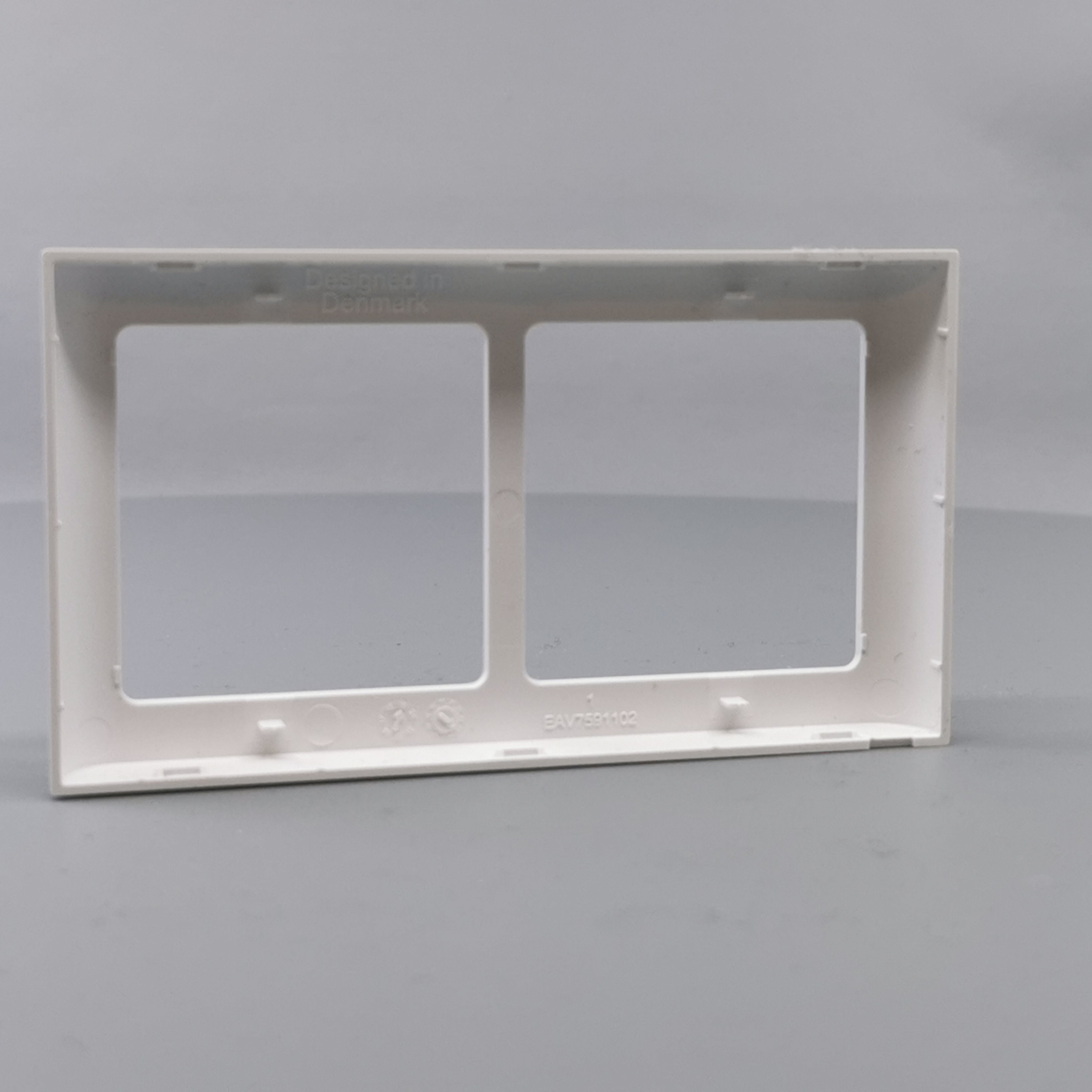 LK Fuga ramme SOFT 63 2x1m vandret - hvid