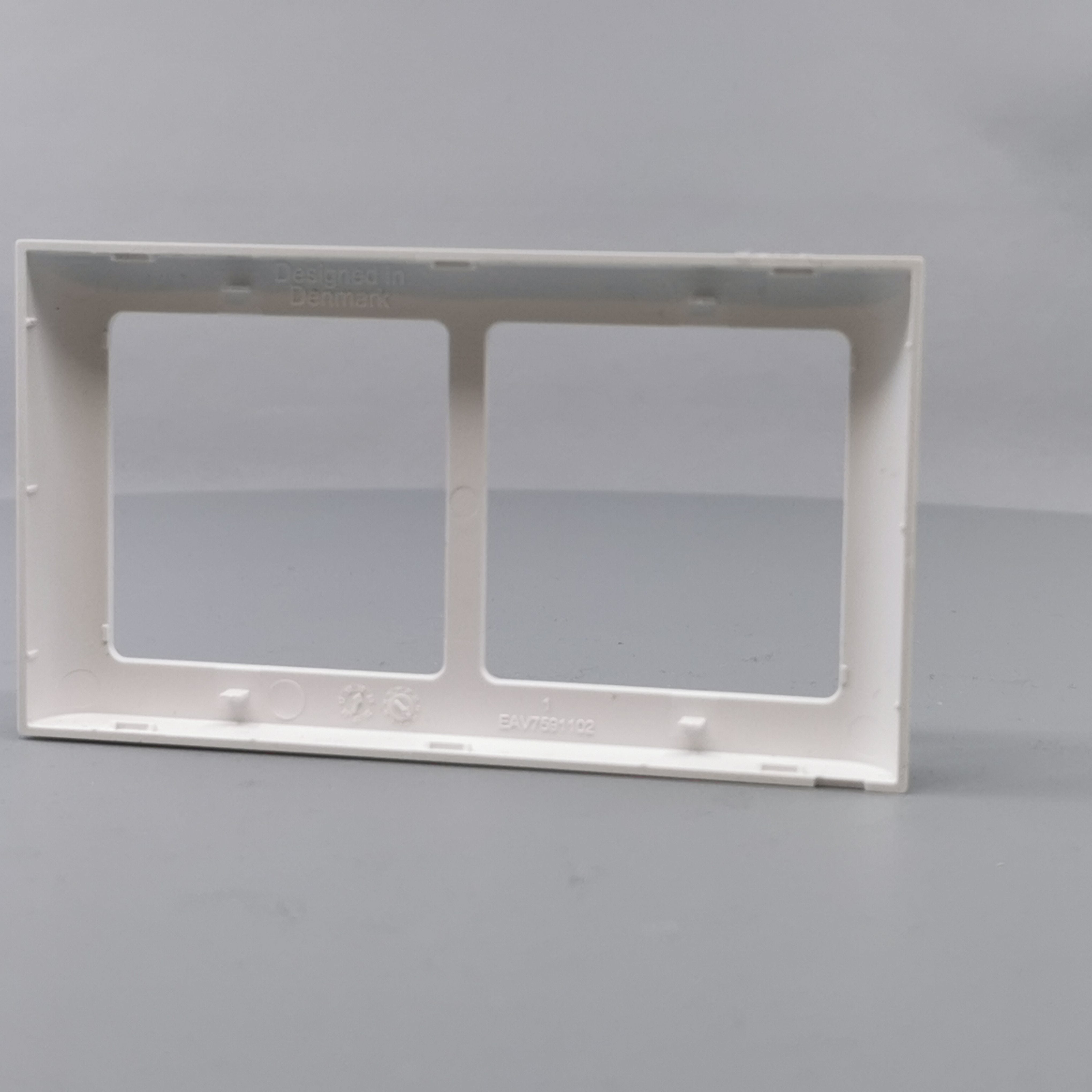 LK Fuga ramme SOFT 63 2x1m vandret - hvid