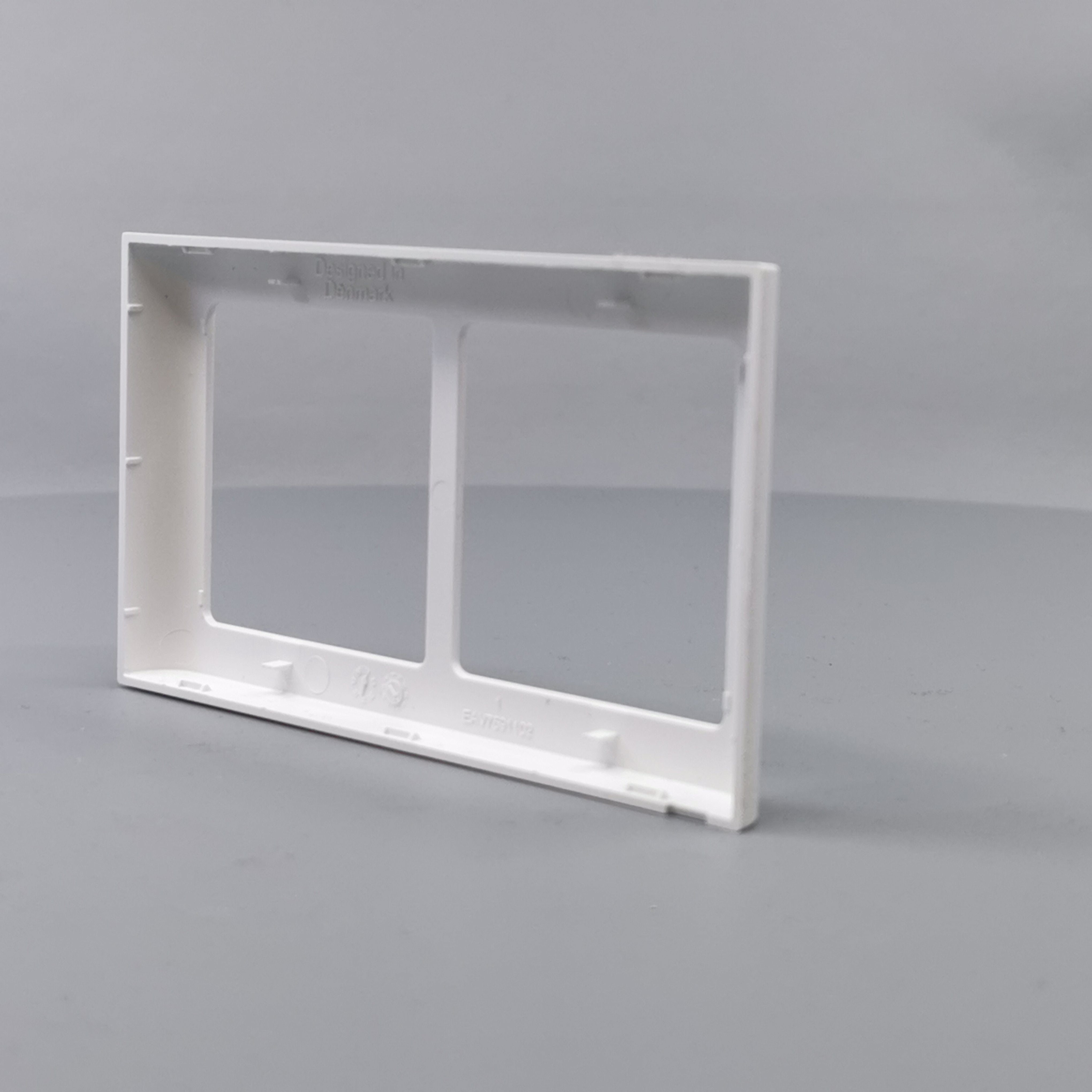 LK Fuga ramme SOFT 63 2x1m vandret - hvid