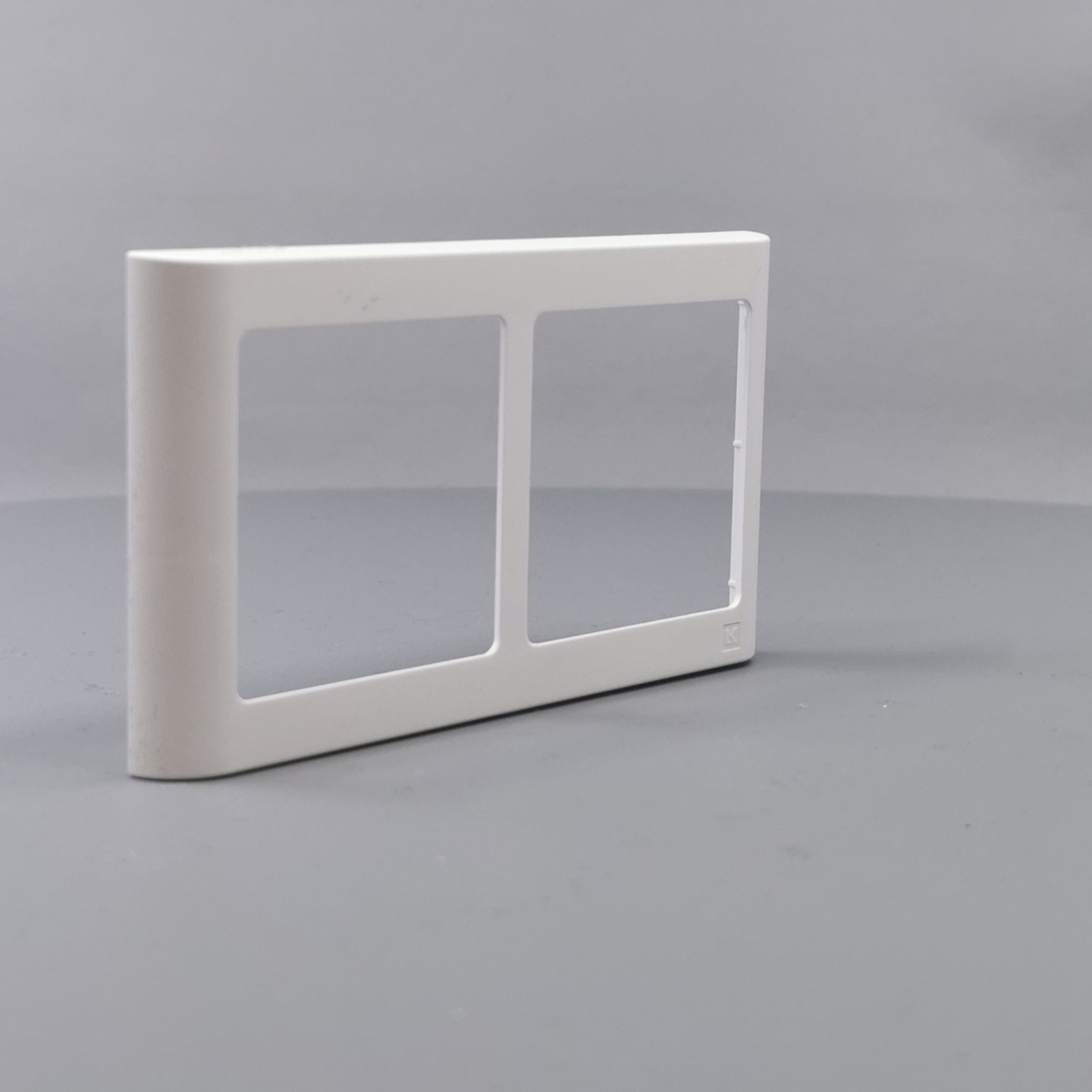 LK Fuga ramme SOFT 63 2x1m vandret - hvid