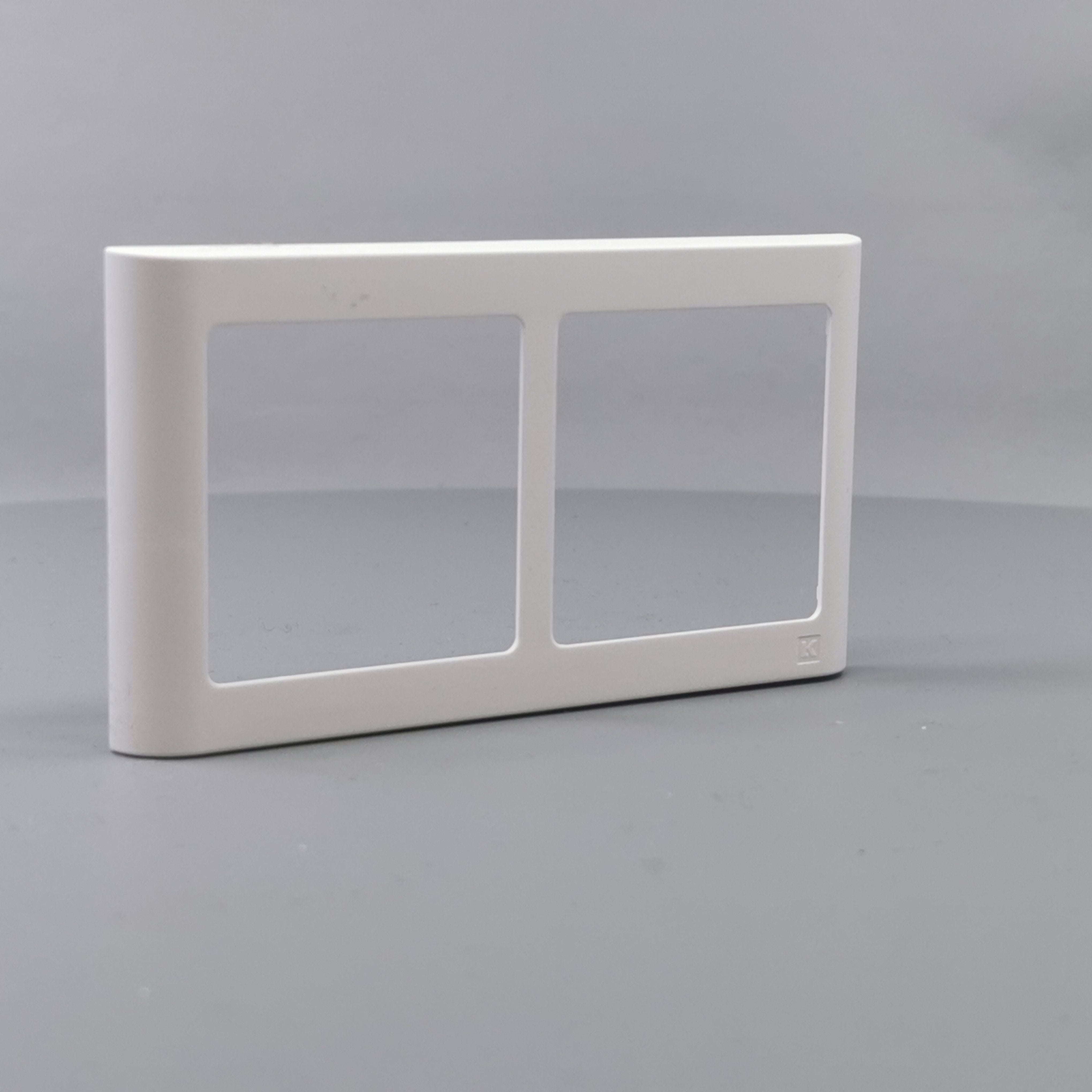 LK Fuga ramme SOFT 63 2x1m vandret - hvid