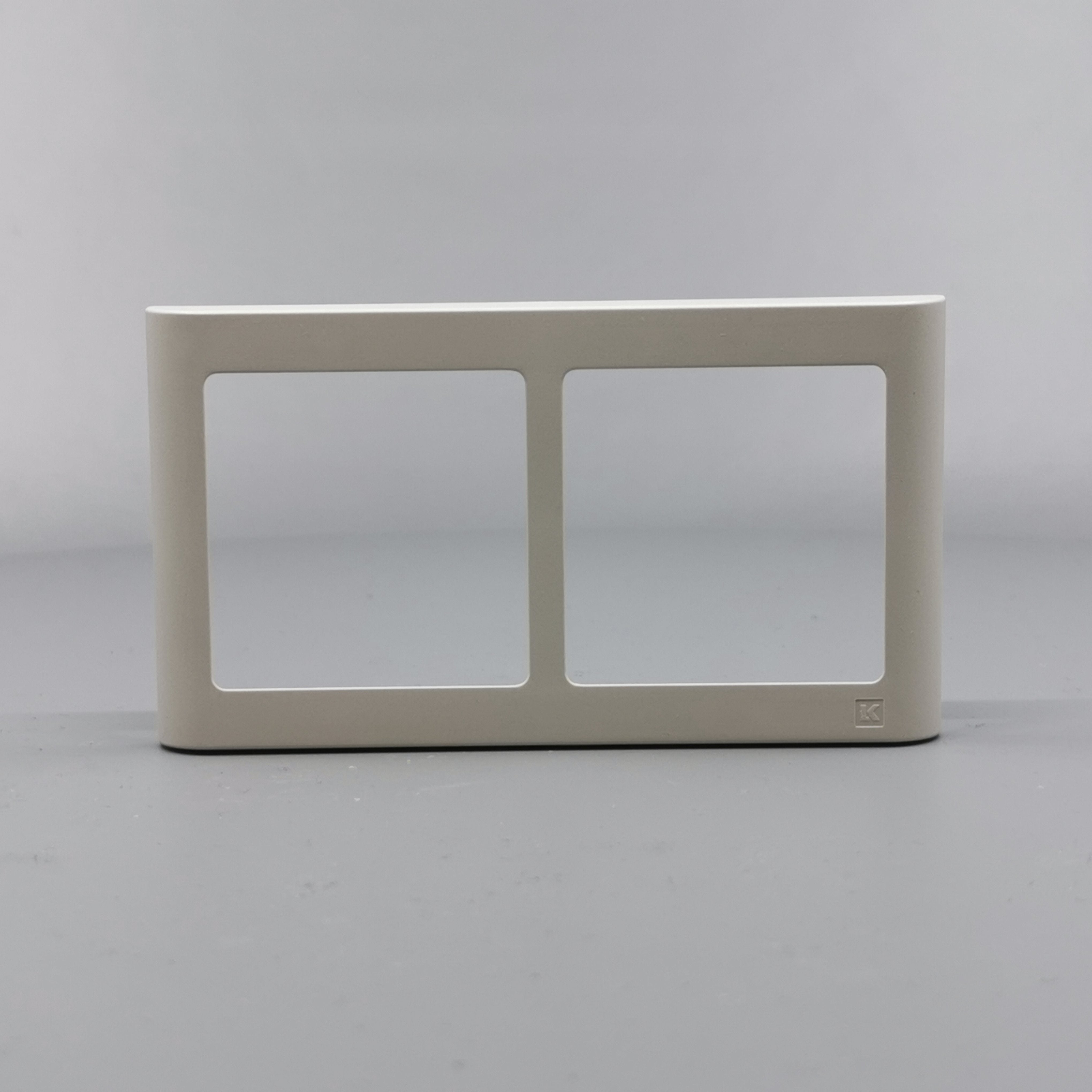 LK Fuga ramme SOFT 63 2x1m vandret - lysegrå