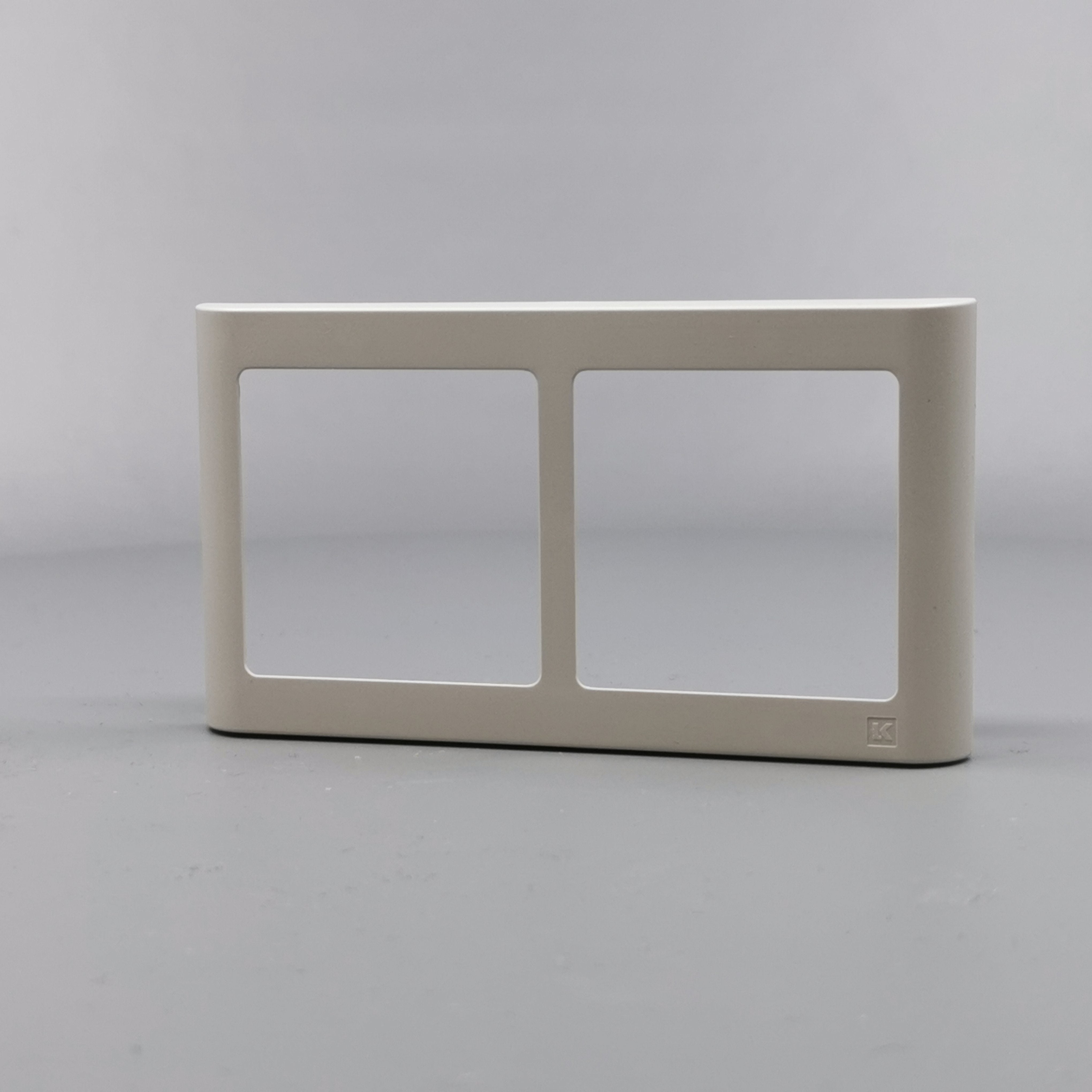 LK Fuga ramme SOFT 63 2x1m vandret - lysegrå