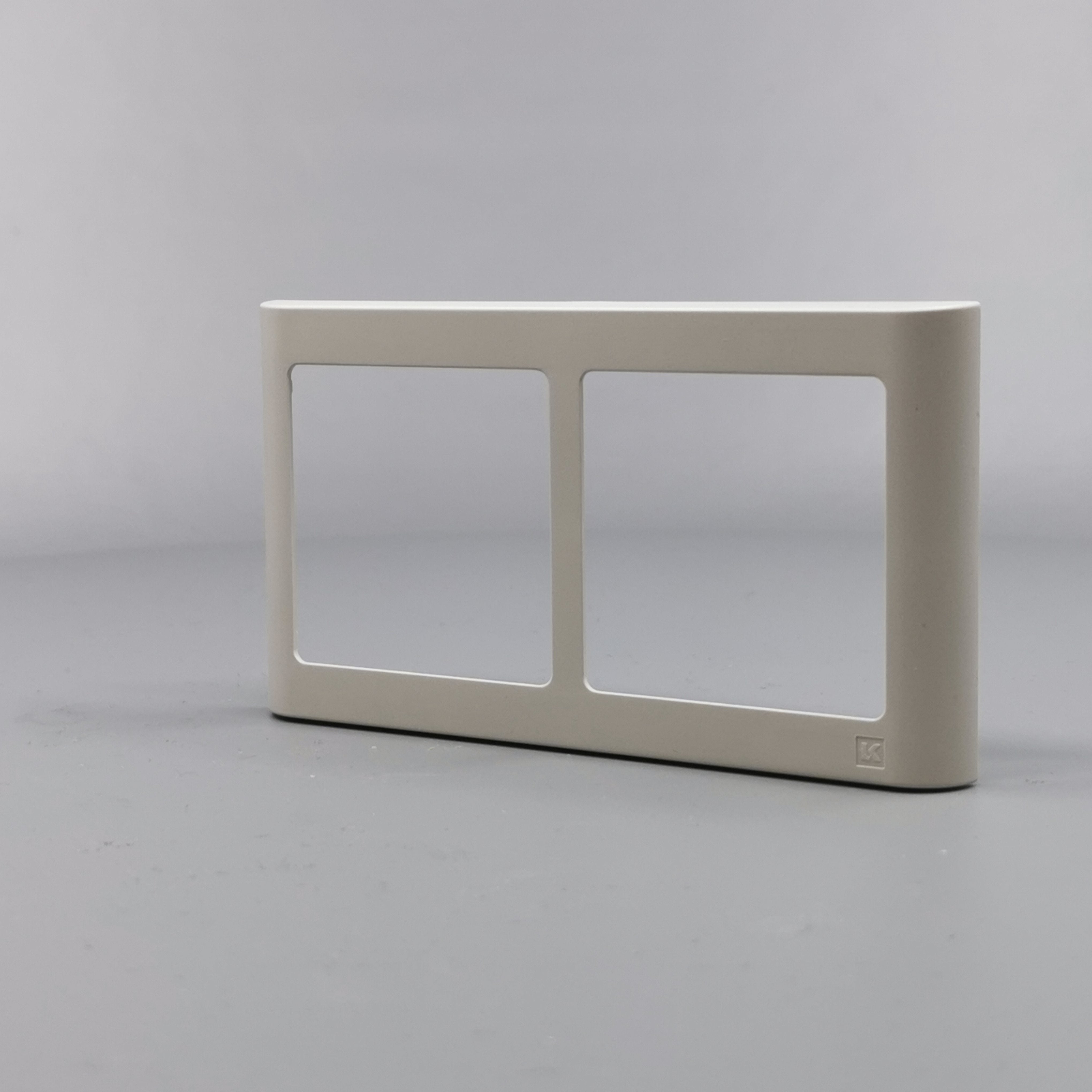 LK Fuga ramme SOFT 63 2x1m vandret - lysegrå