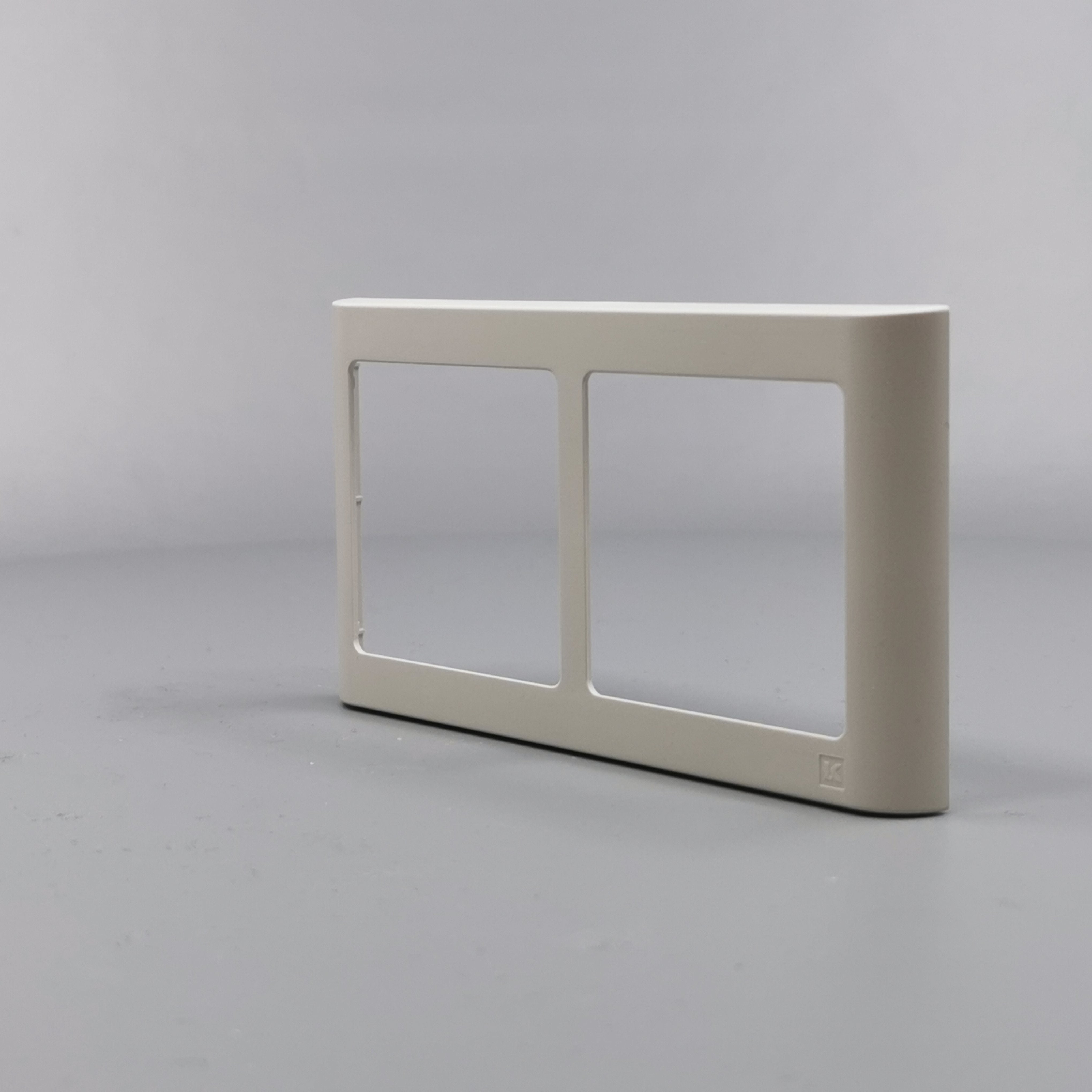 LK Fuga ramme SOFT 63 2x1m vandret - lysegrå