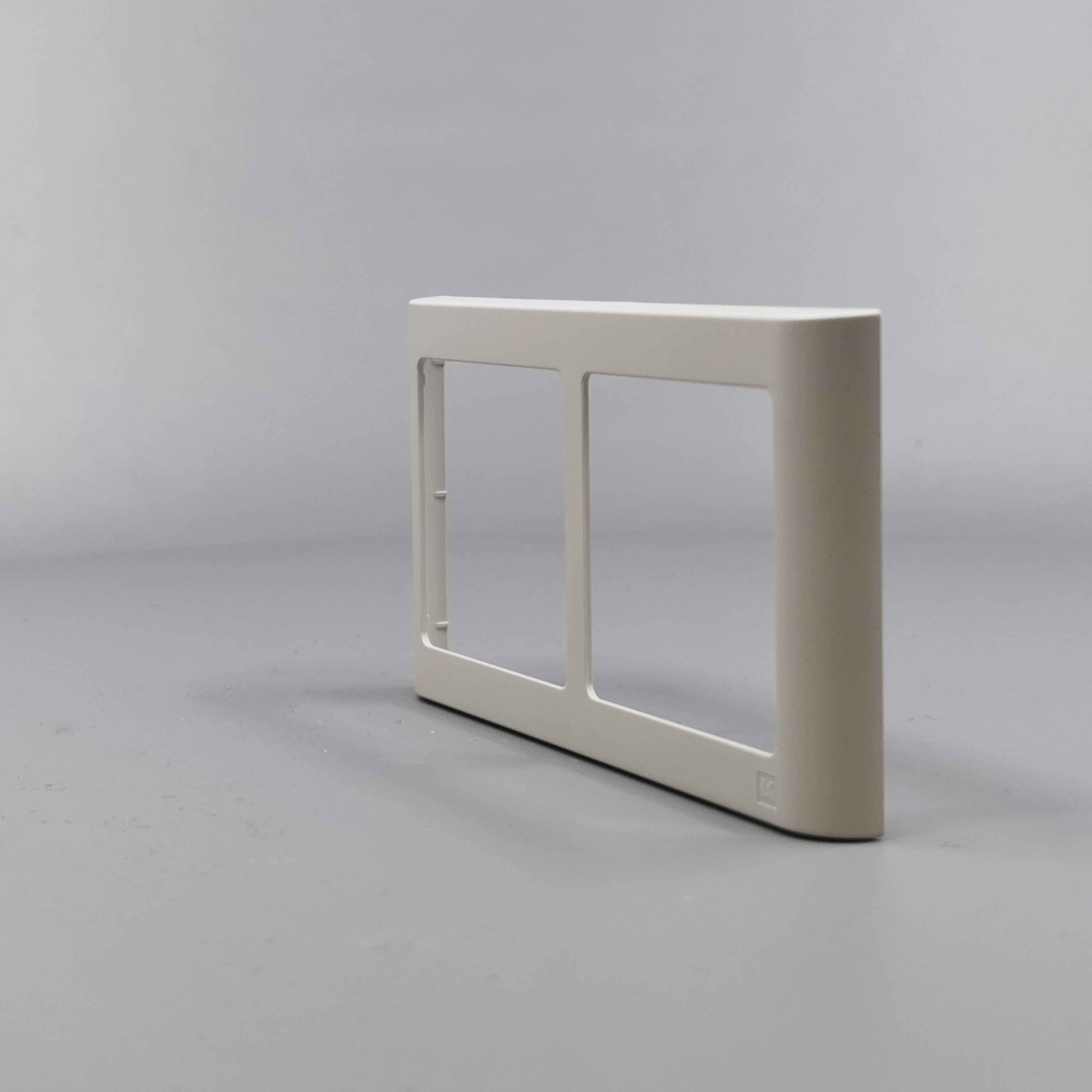 LK Fuga ramme SOFT 63 2x1m vandret - lysegrå