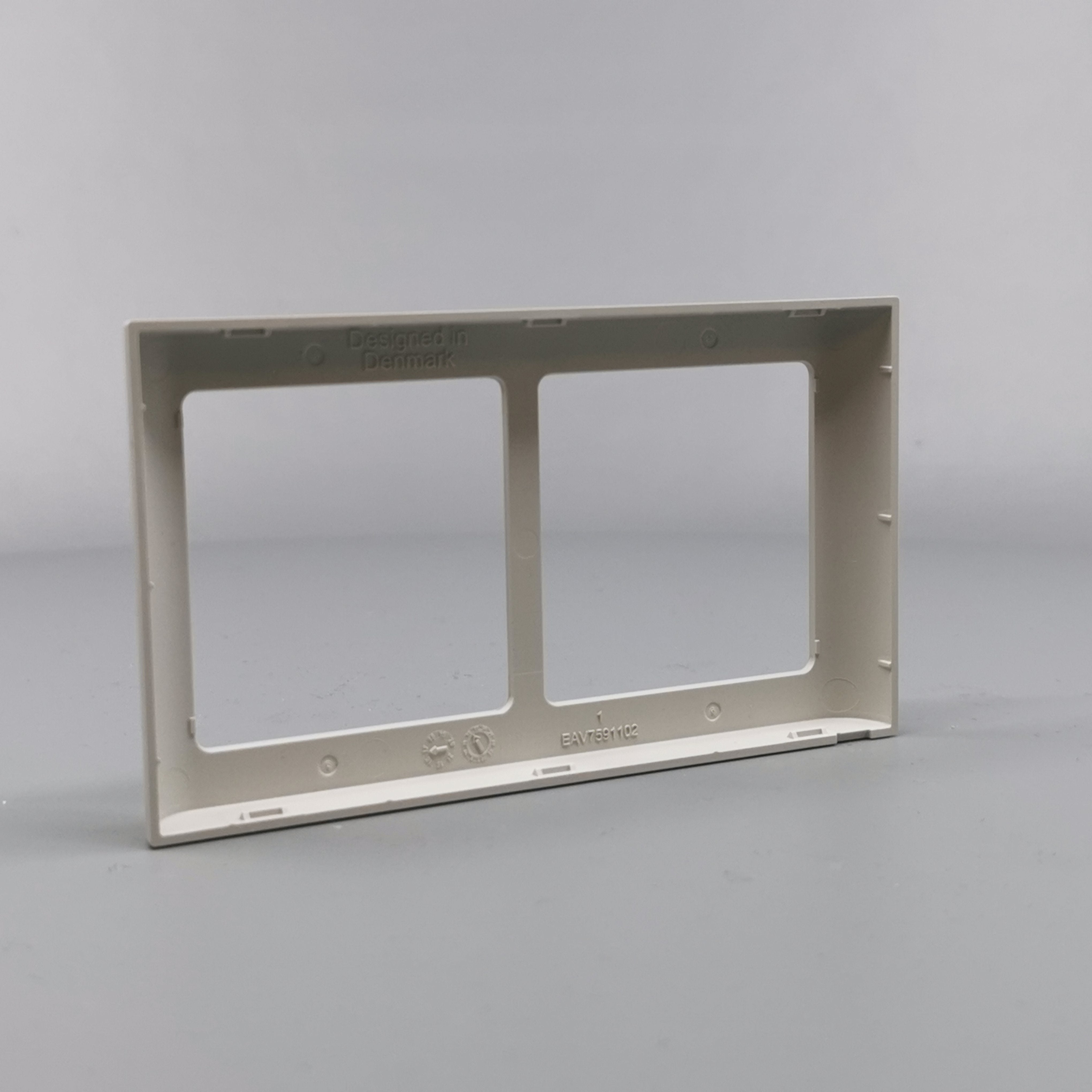 LK Fuga ramme SOFT 63 2x1m vandret - lysegrå