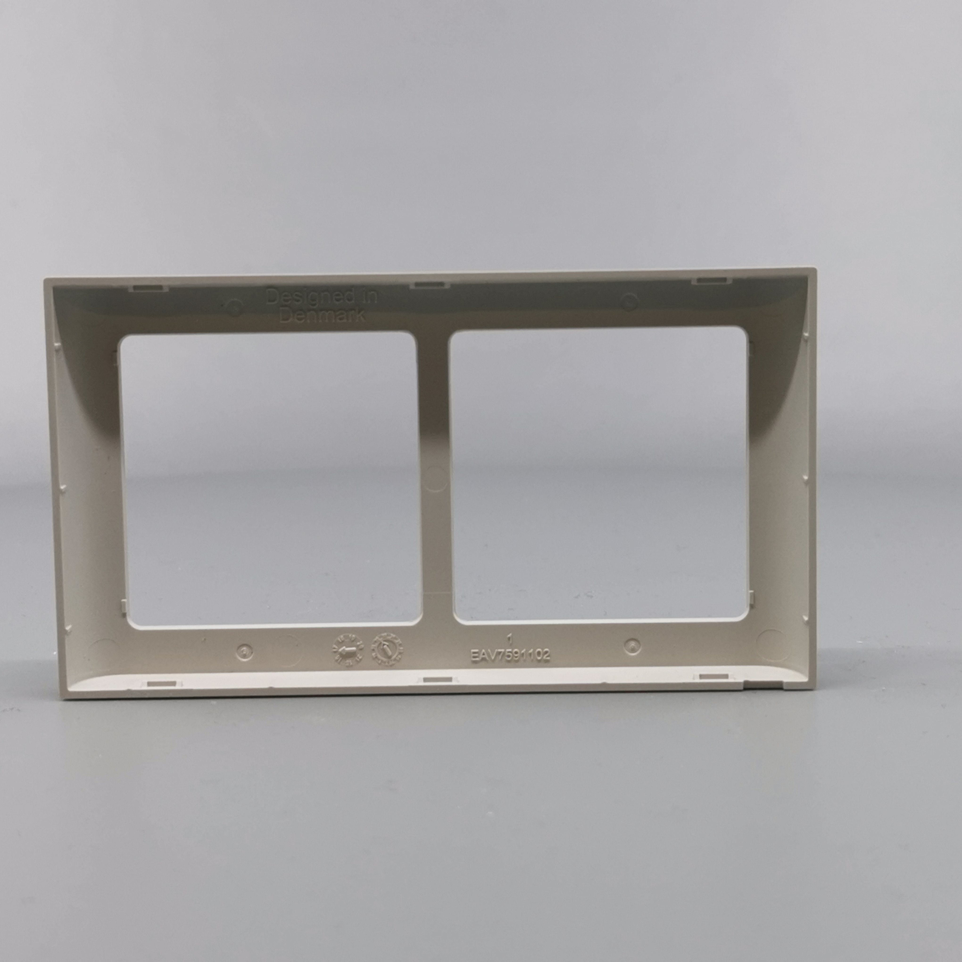 LK Fuga ramme SOFT 63 2x1m vandret - lysegrå