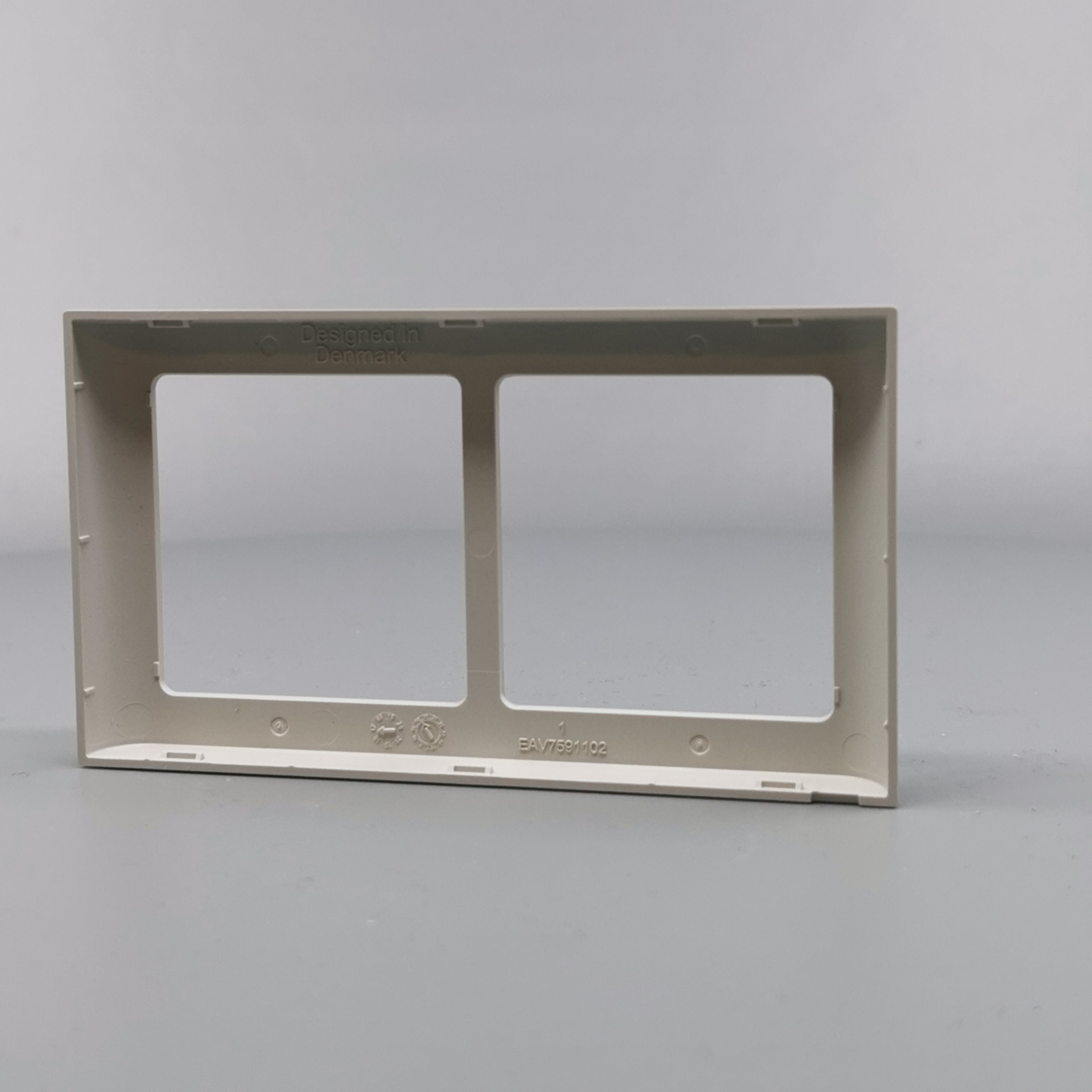 LK Fuga ramme SOFT 63 2x1m vandret - lysegrå