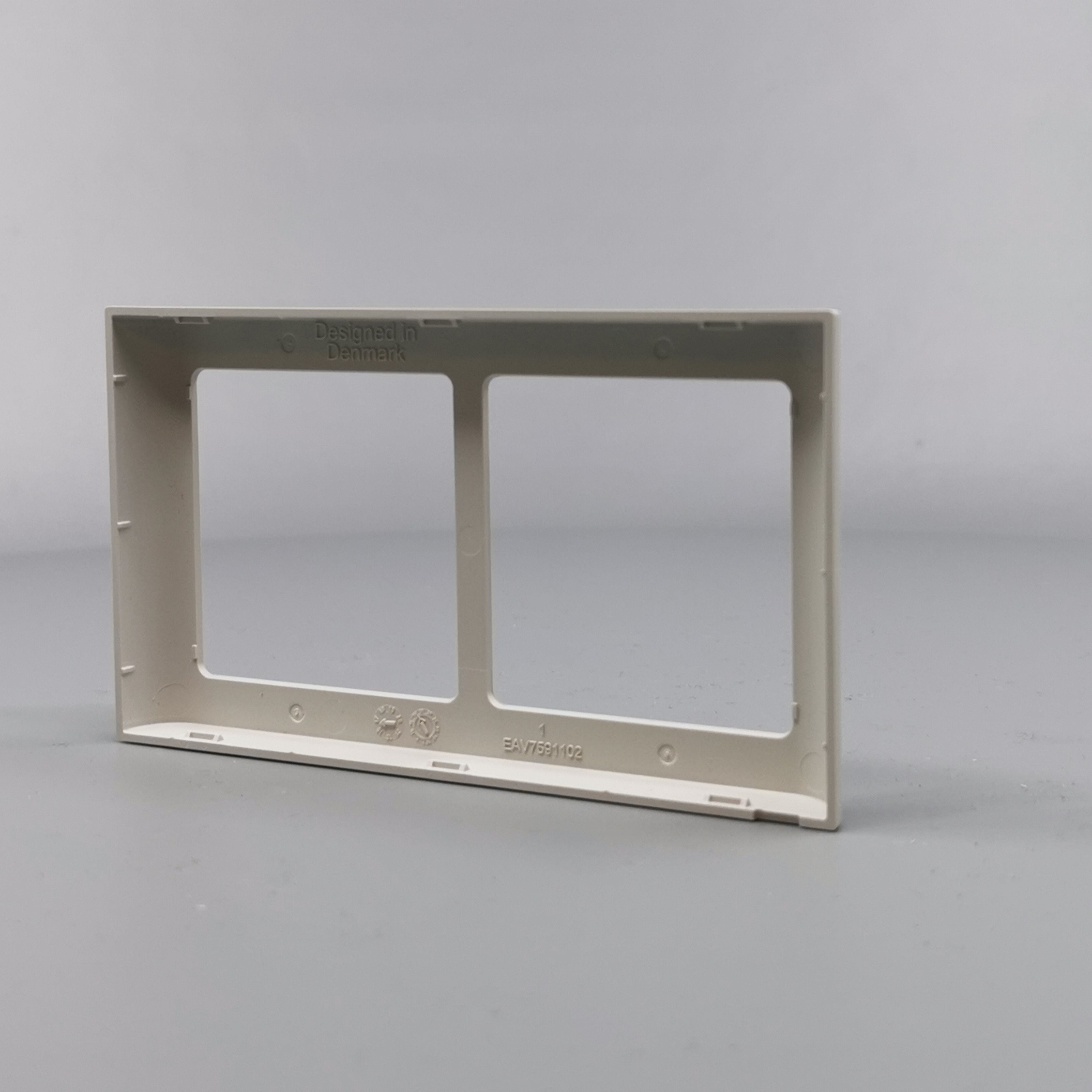 LK Fuga ramme SOFT 63 2x1m vandret - lysegrå