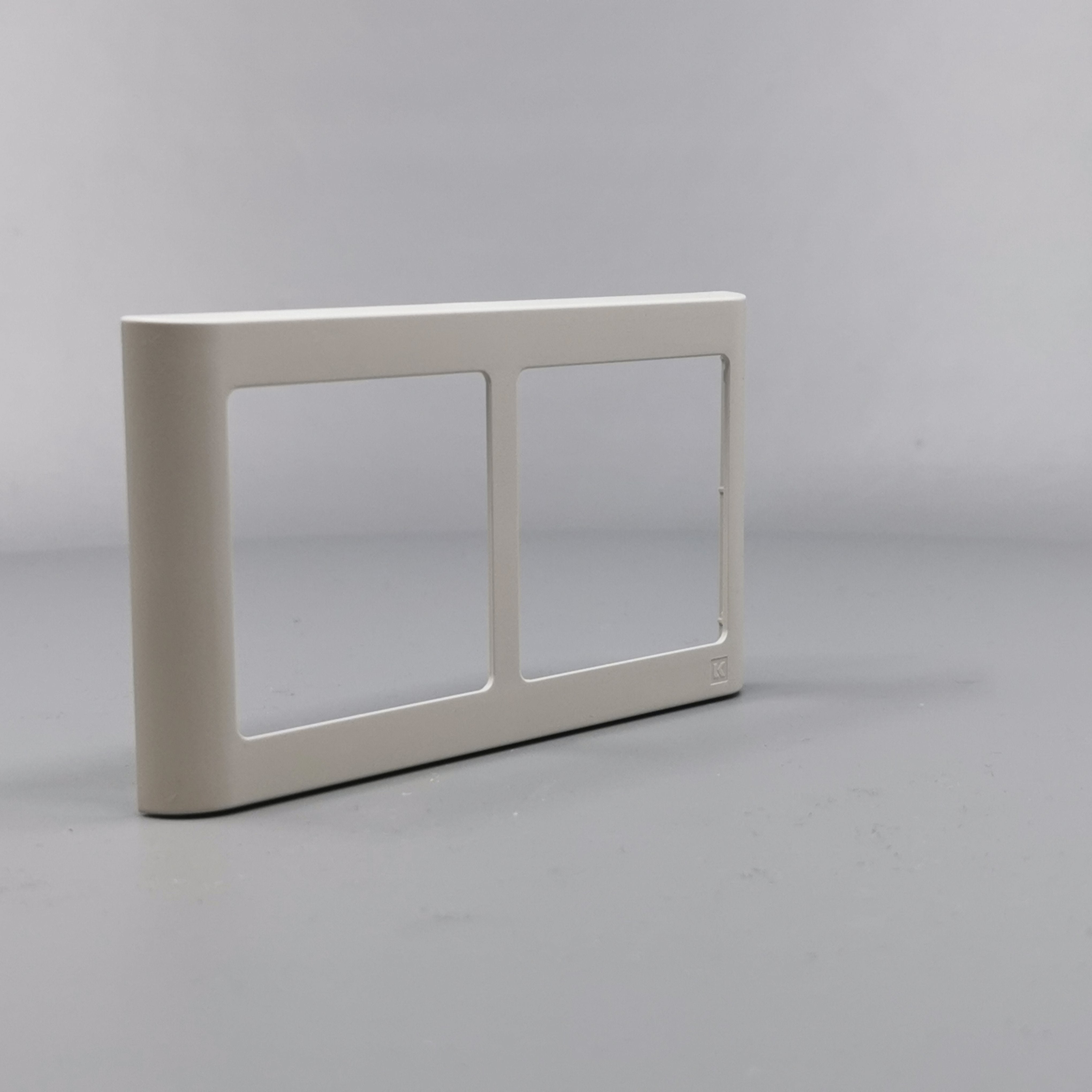 LK Fuga ramme SOFT 63 2x1m vandret - lysegrå