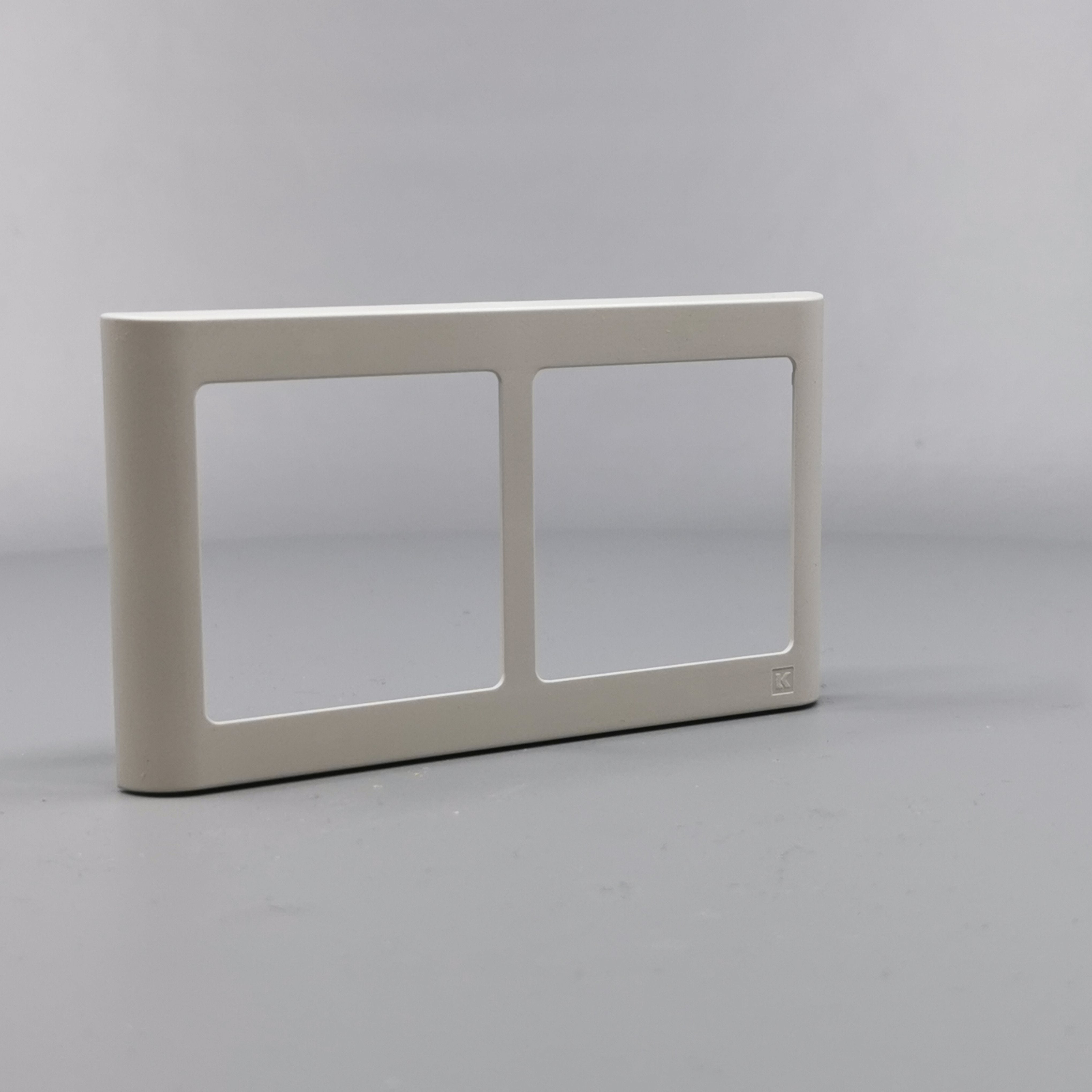 LK Fuga ramme SOFT 63 2x1m vandret - lysegrå