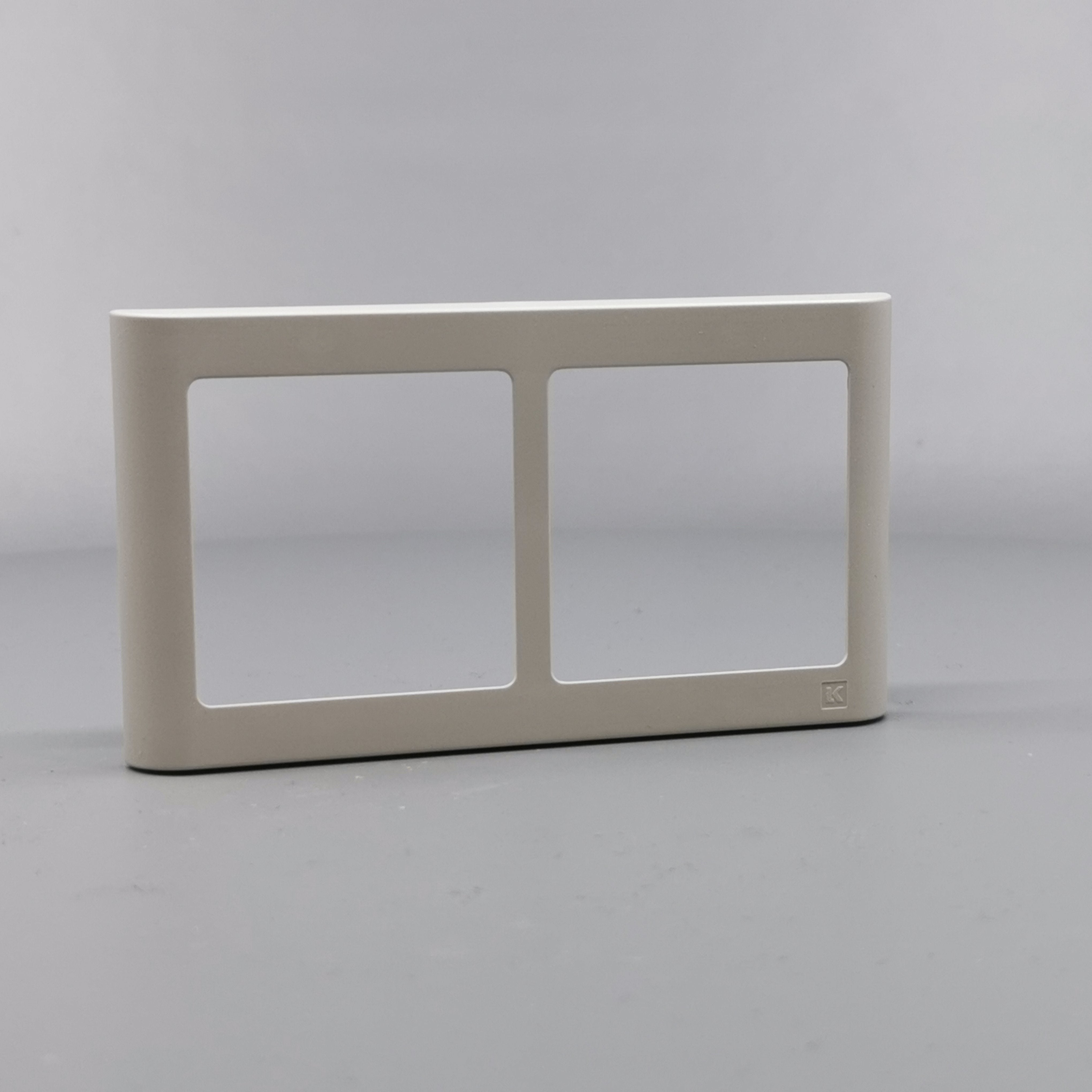 LK Fuga ramme SOFT 63 2x1m vandret - lysegrå