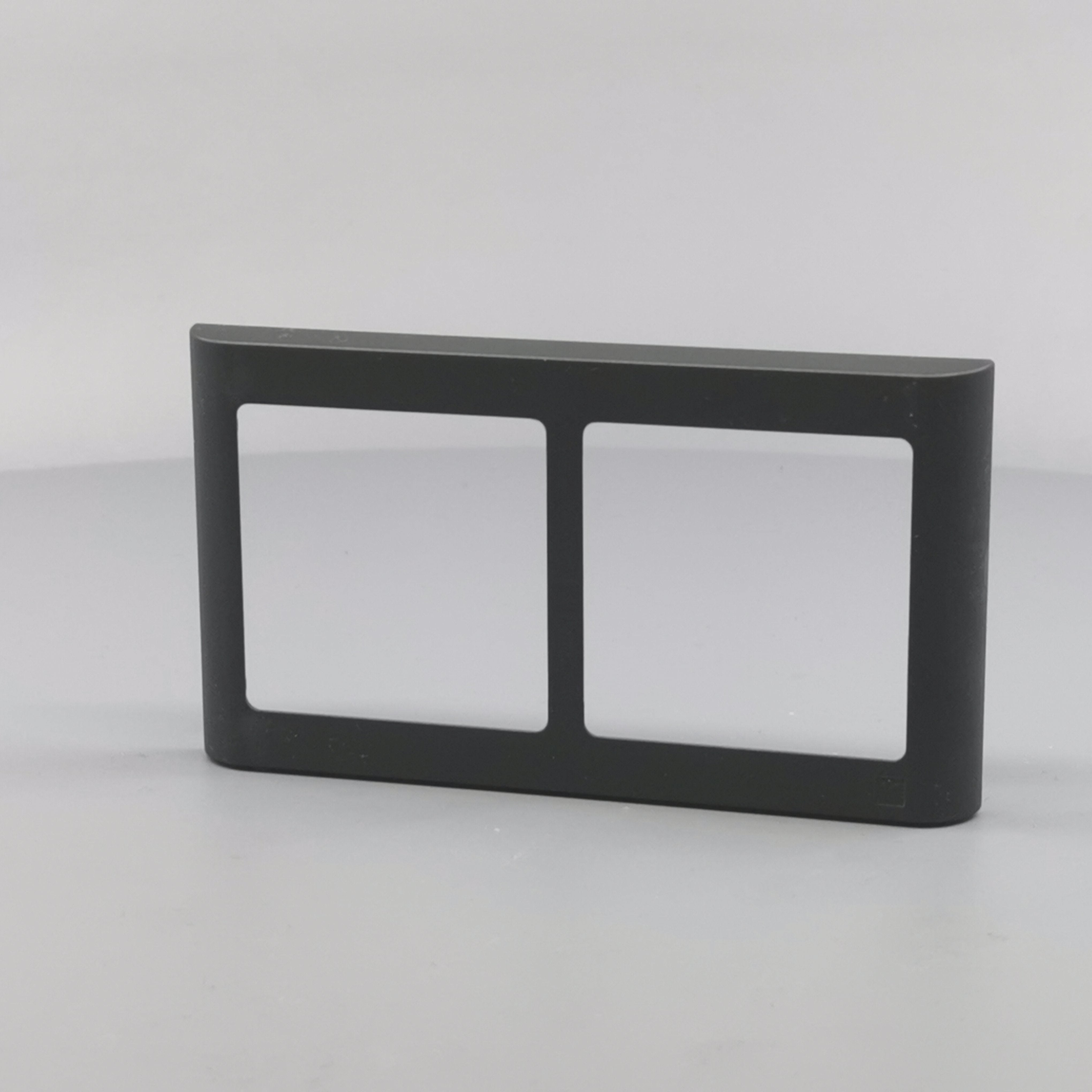 LK Fuga ramme SOFT 63 2x1m vandret - koksgrå