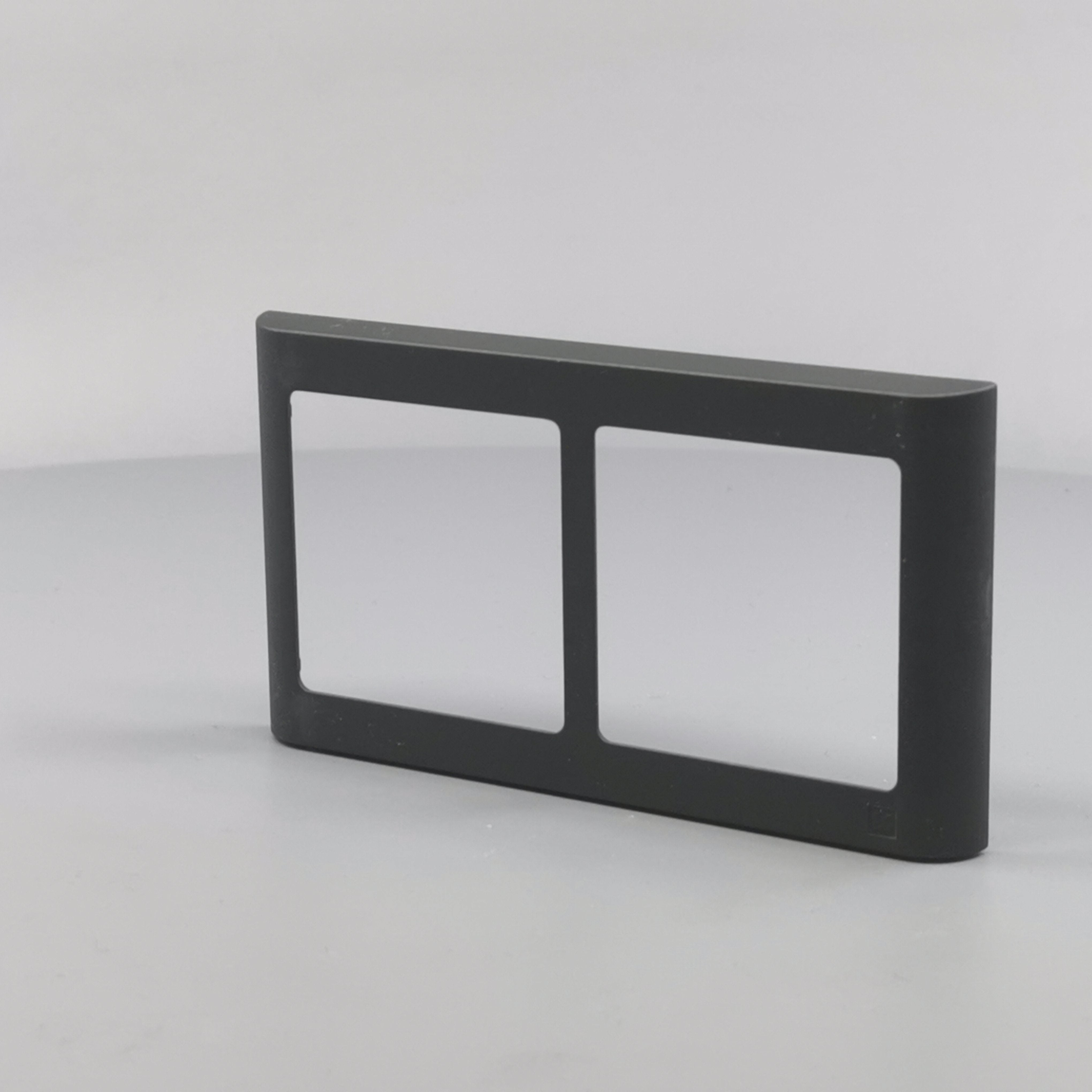 LK Fuga ramme SOFT 63 2x1m vandret - koksgrå