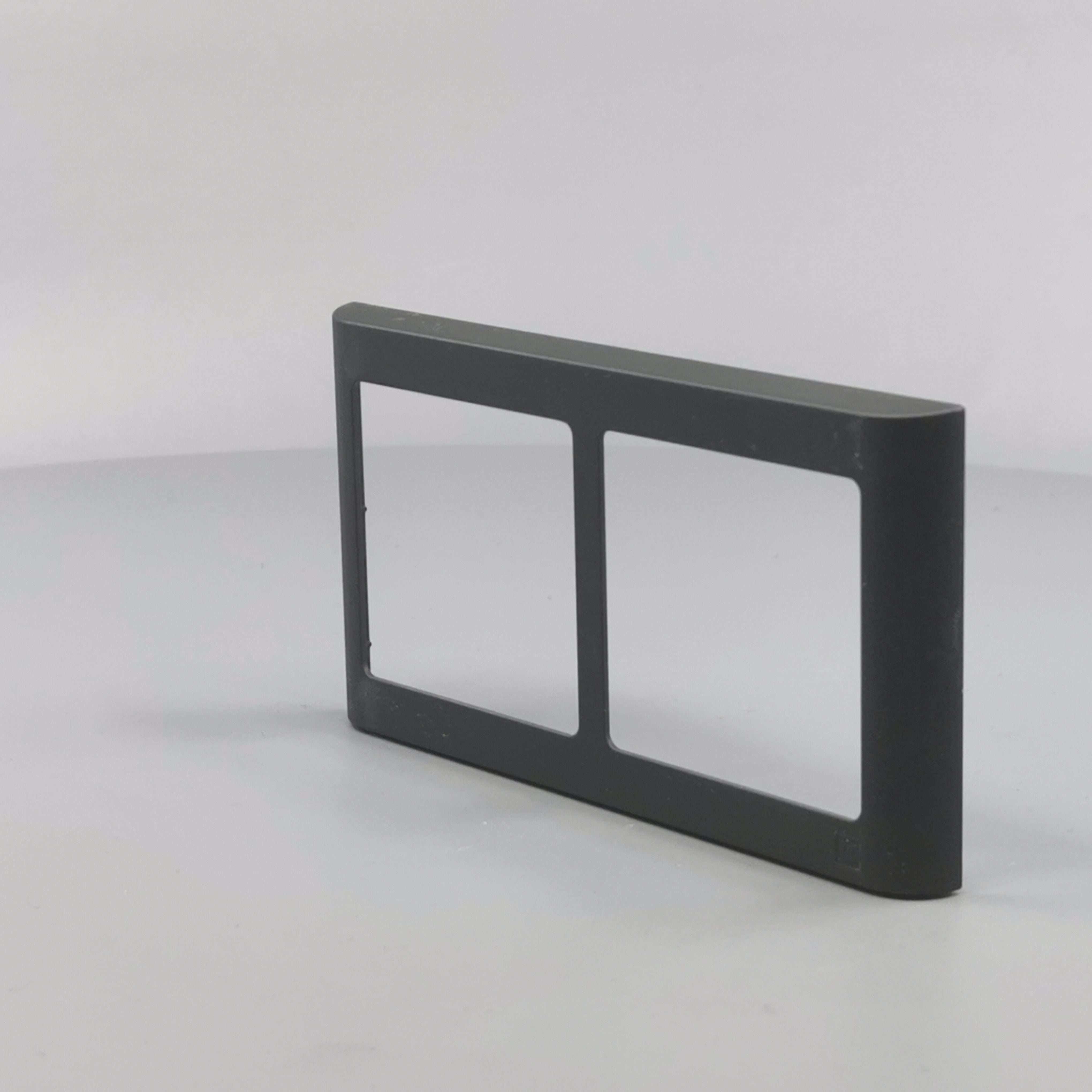 LK Fuga ramme SOFT 63 2x1m vandret - koksgrå