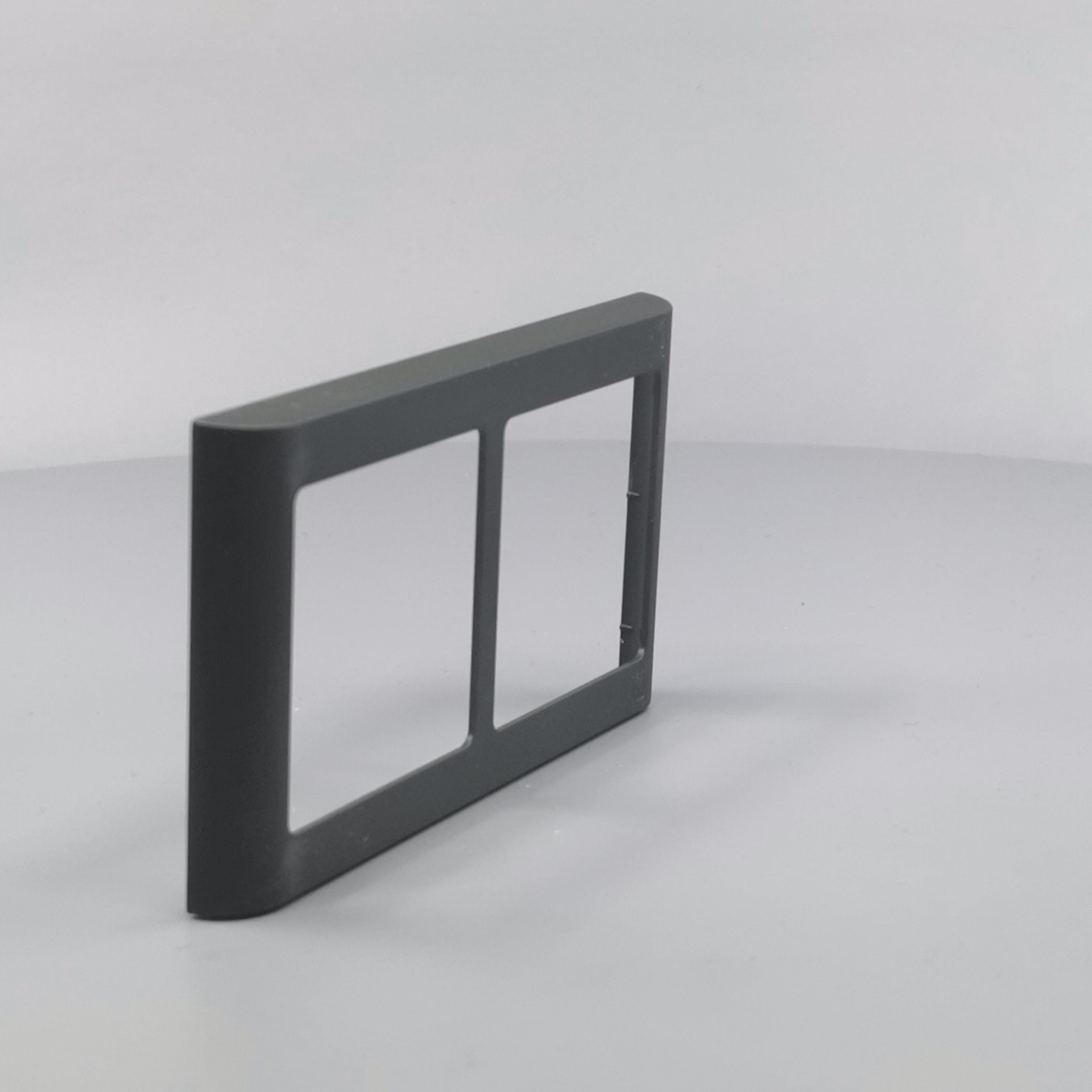 LK Fuga ramme SOFT 63 2x1m vandret - koksgrå