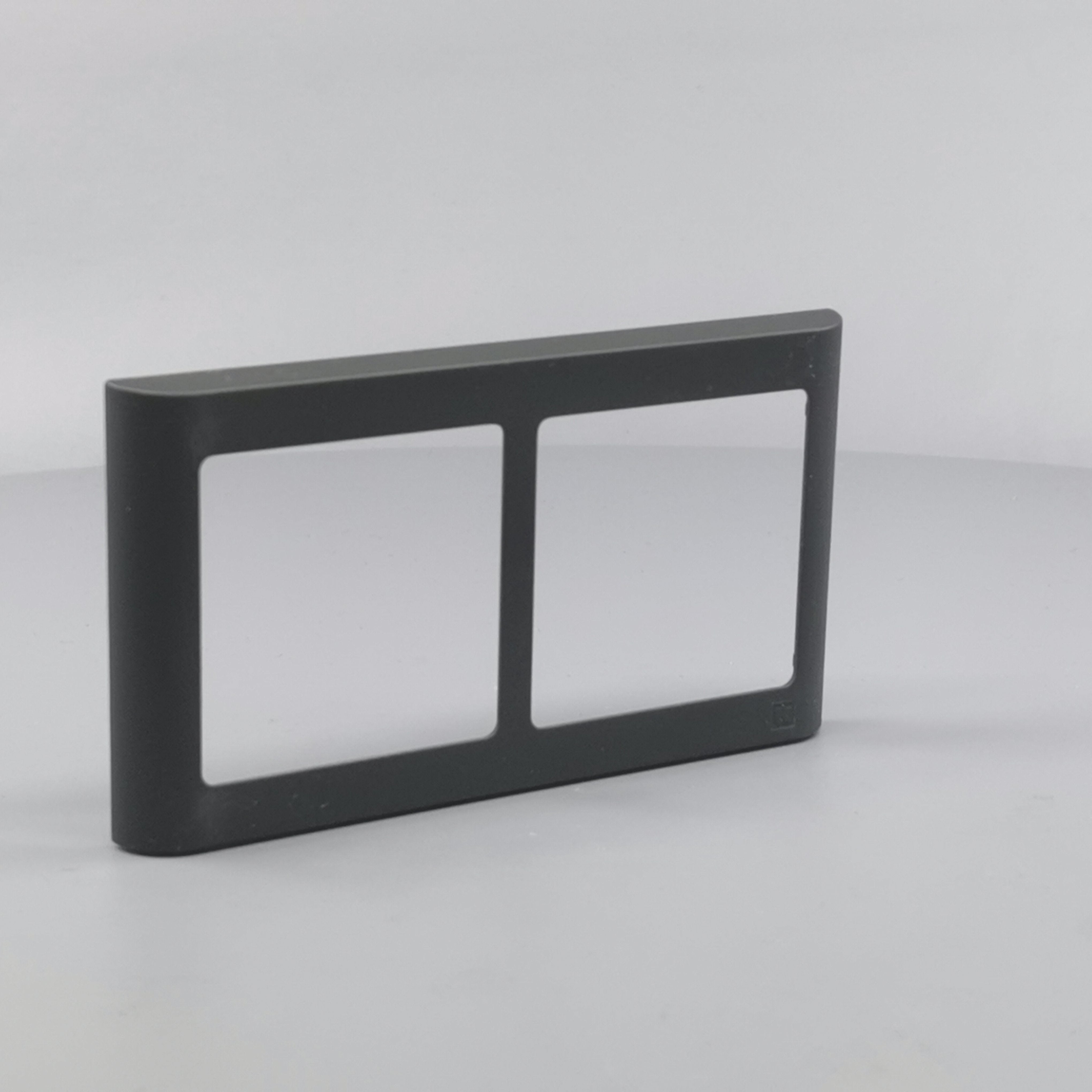 LK Fuga ramme SOFT 63 2x1m vandret - koksgrå