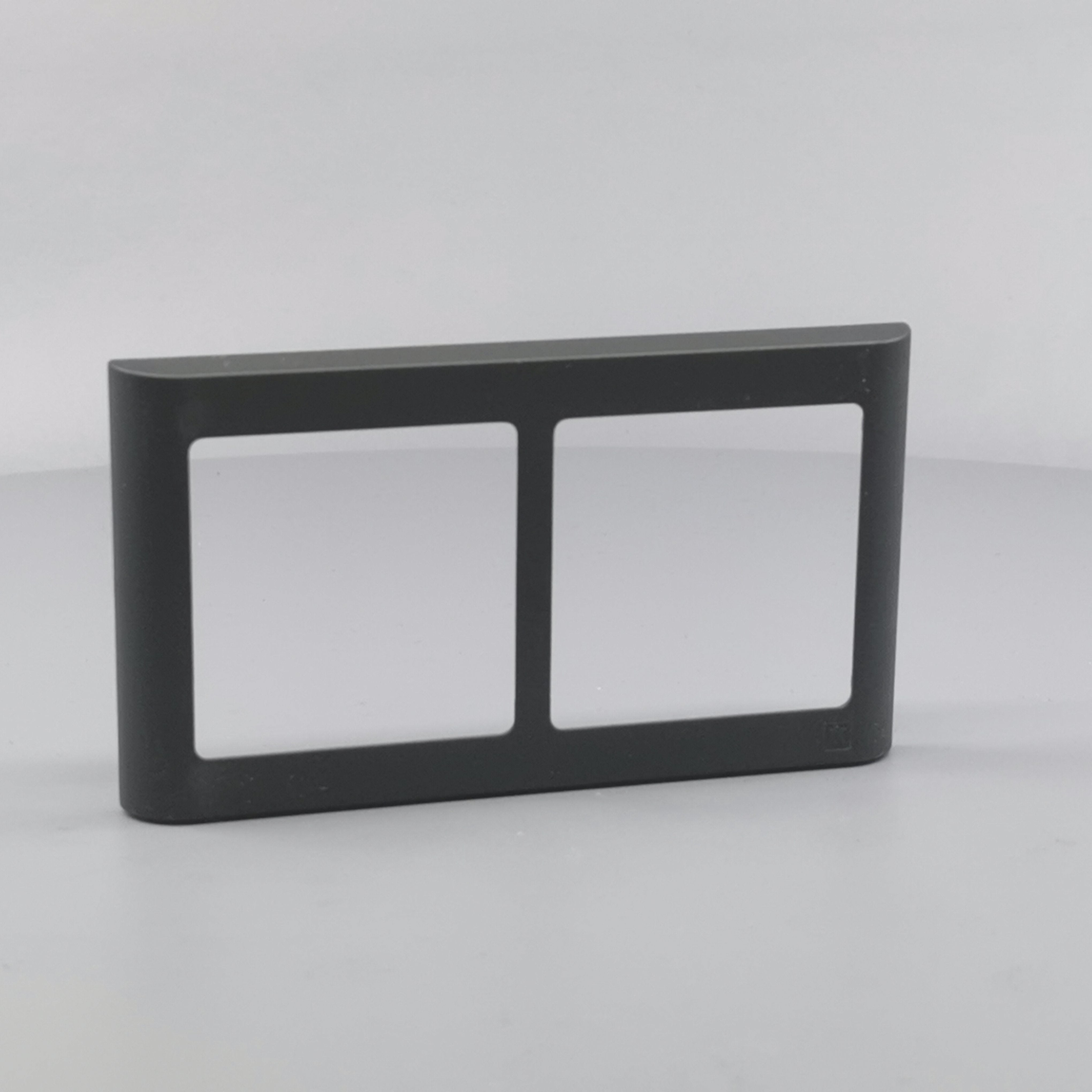 LK Fuga ramme SOFT 63 2x1m vandret - koksgrå