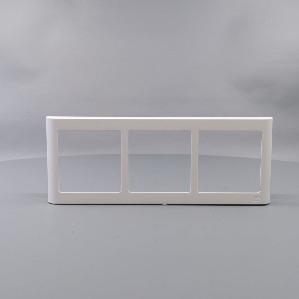 LK Fuga ramme SOFT 63 3x1m vandret - hvid