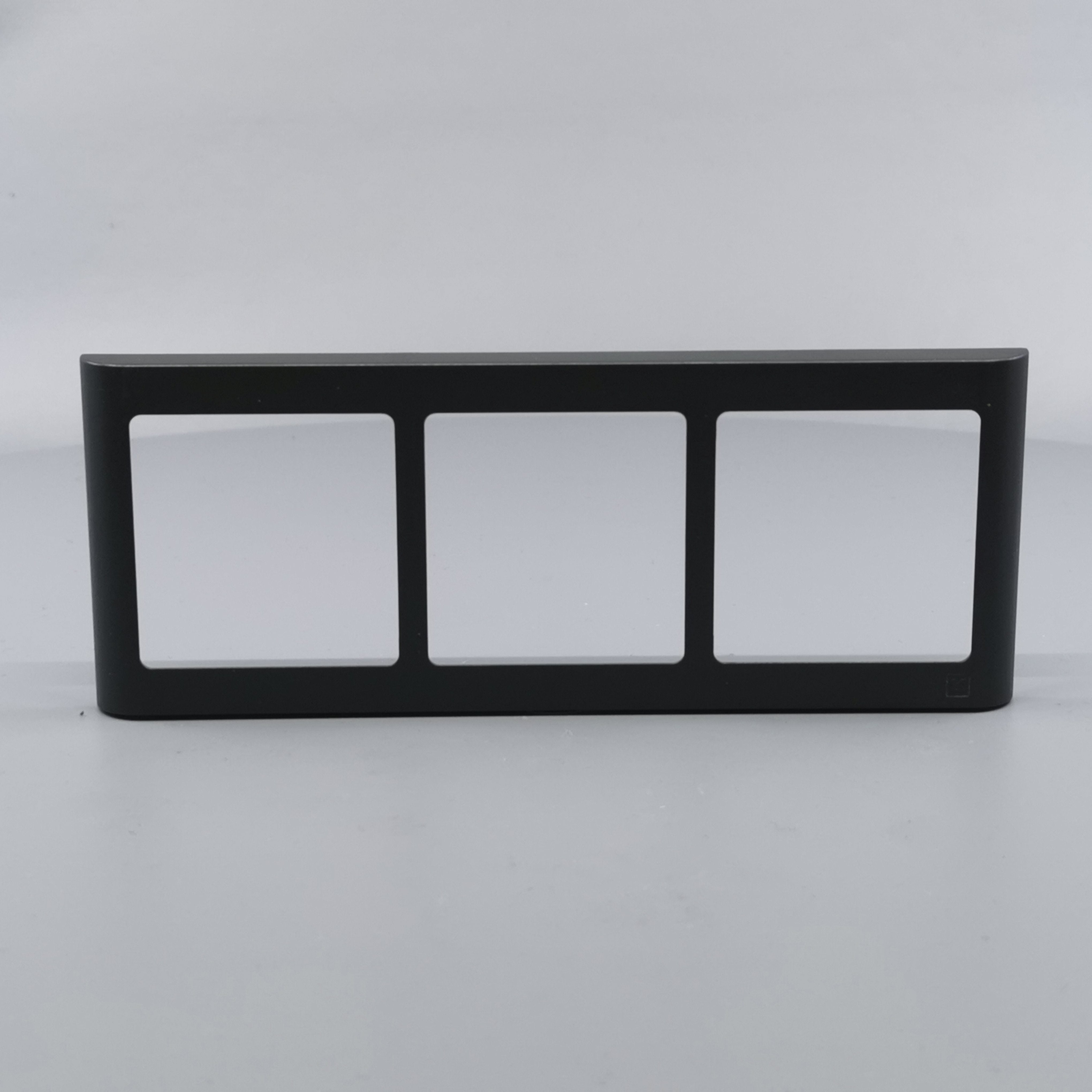 LK Fuga ramme SOFT 63 3x1m vandret - koksgrå