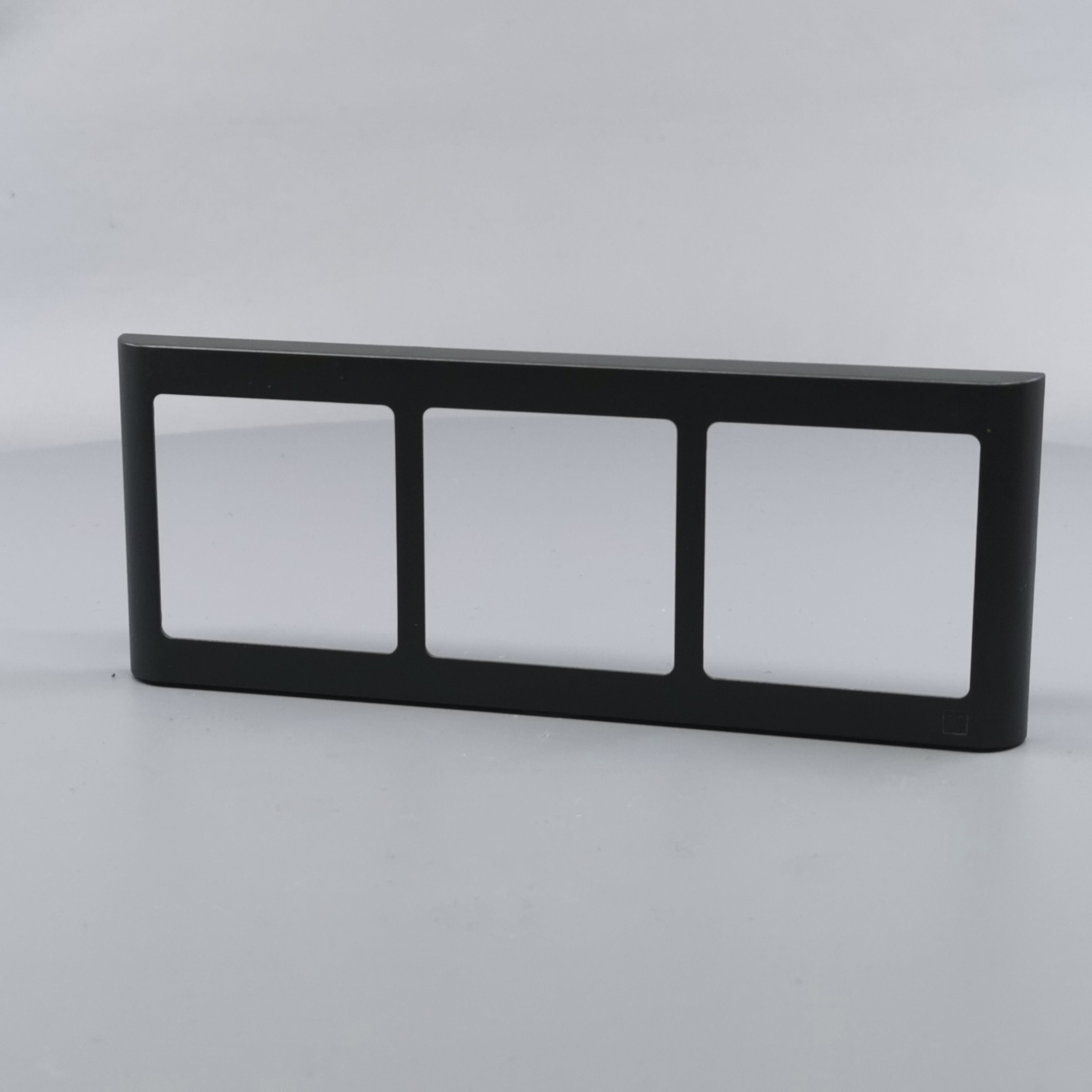 LK Fuga ramme SOFT 63 3x1m vandret - koksgrå