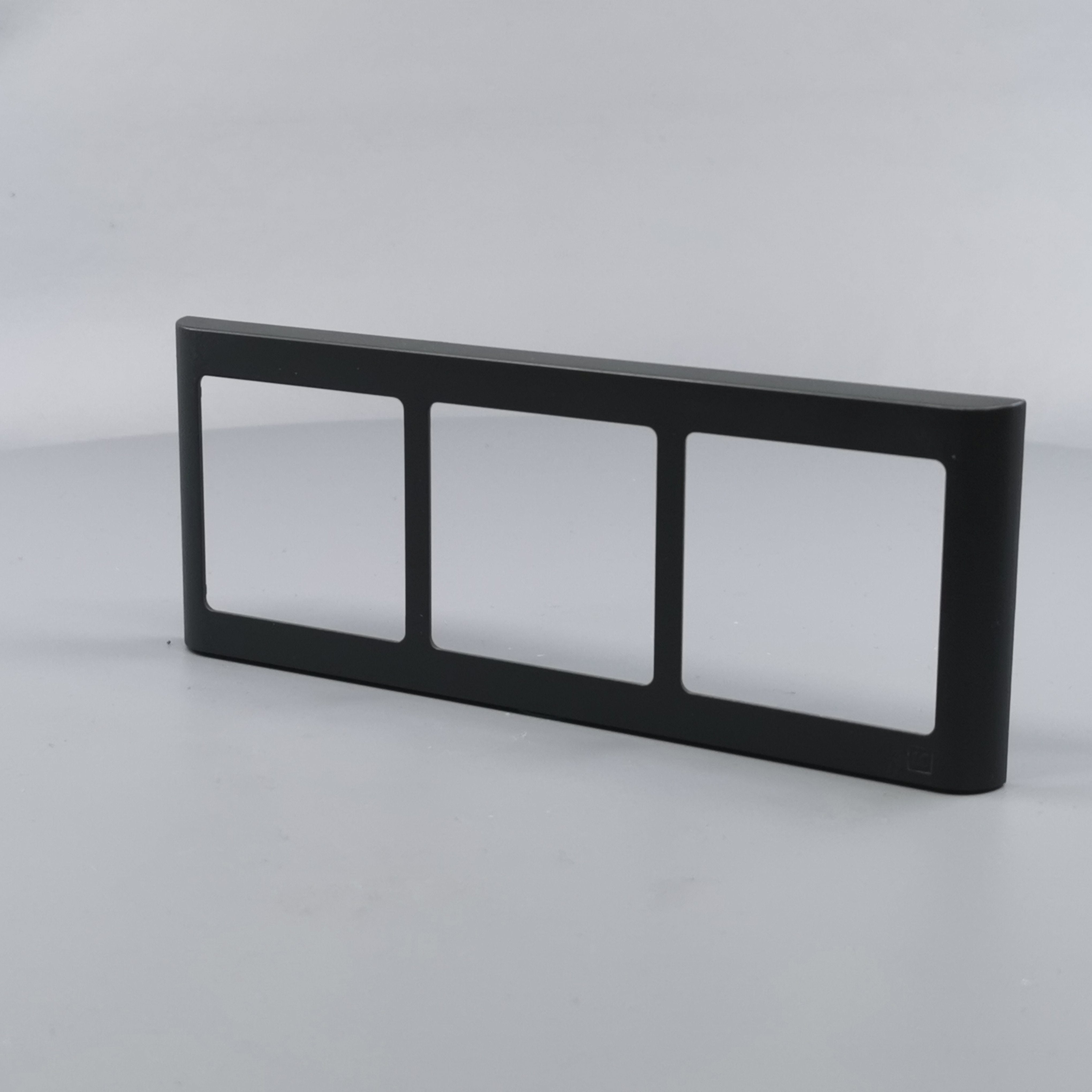 LK Fuga ramme SOFT 63 3x1m vandret - koksgrå