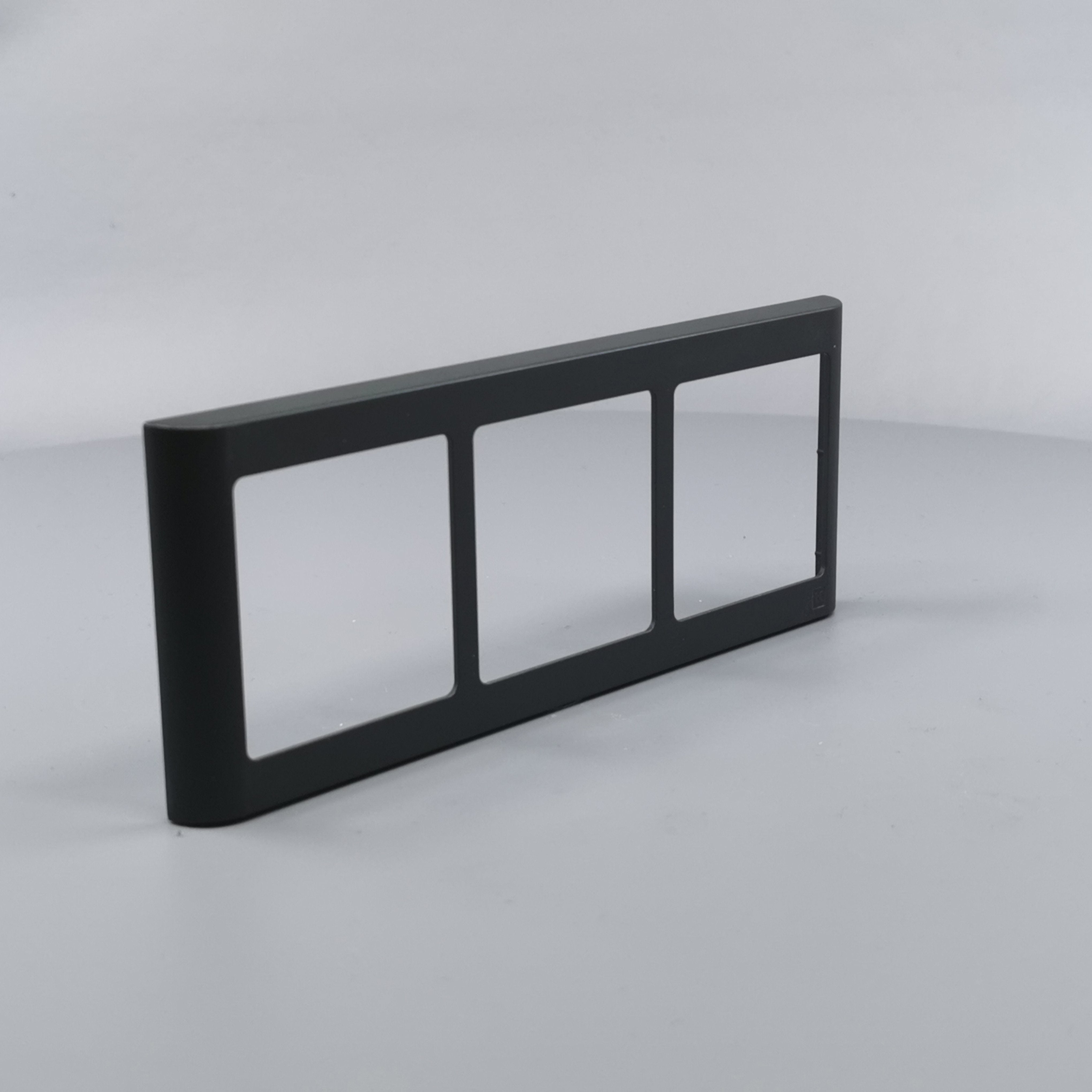 LK Fuga ramme SOFT 63 3x1m vandret - koksgrå