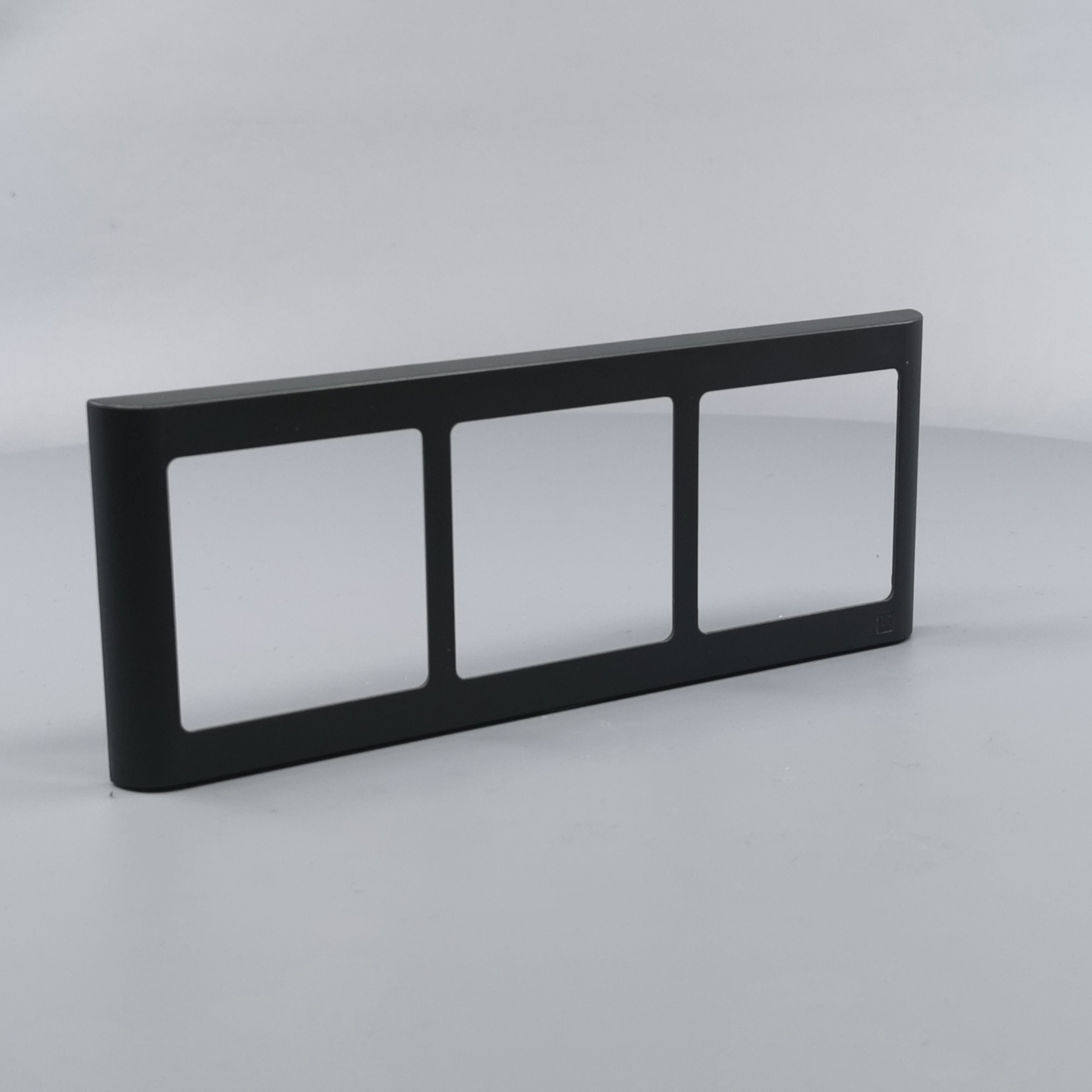 LK Fuga ramme SOFT 63 3x1m vandret - koksgrå