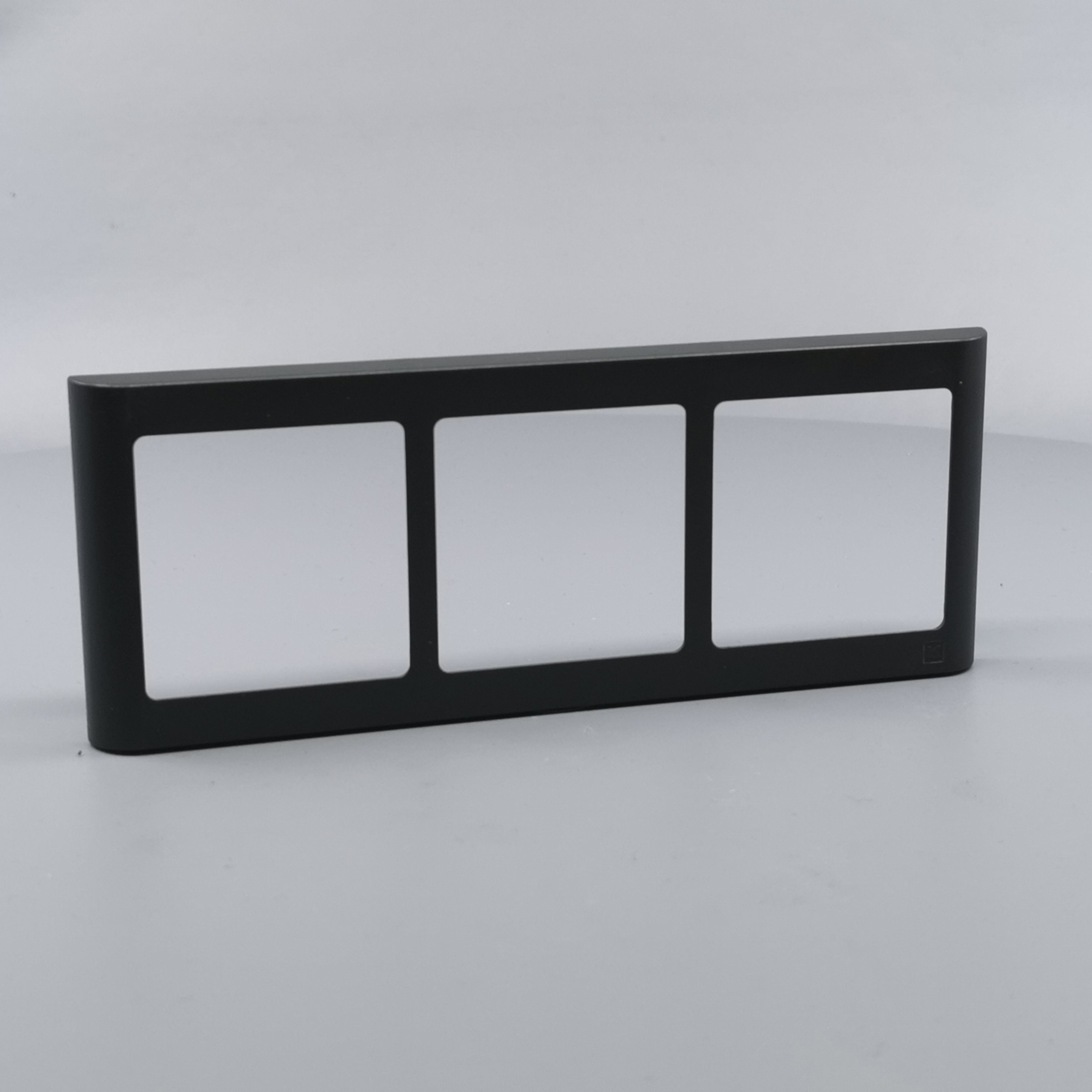 LK Fuga ramme SOFT 63 3x1m vandret - koksgrå