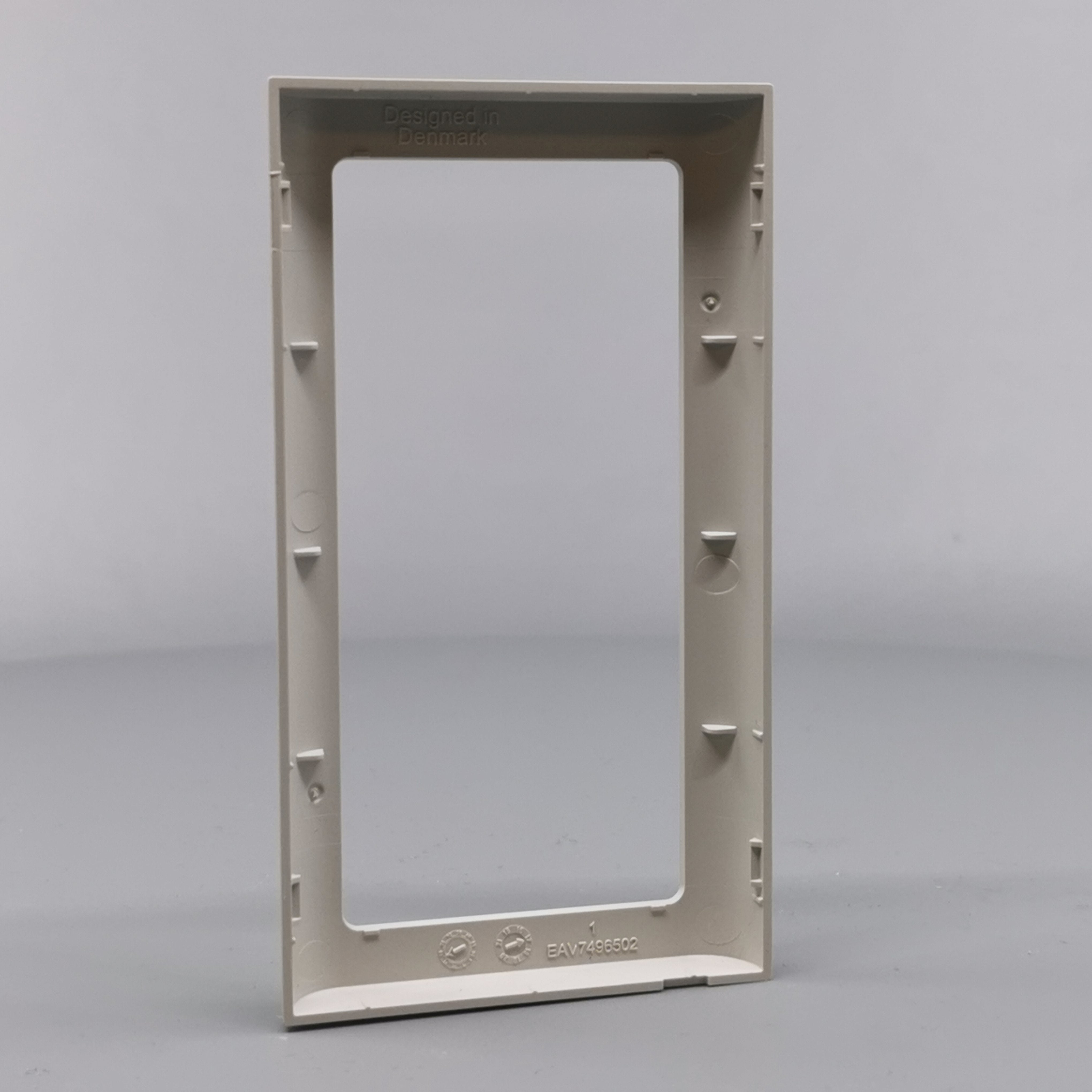 LK Fuga ramme SOFT 63 2m lodret - lysegrå